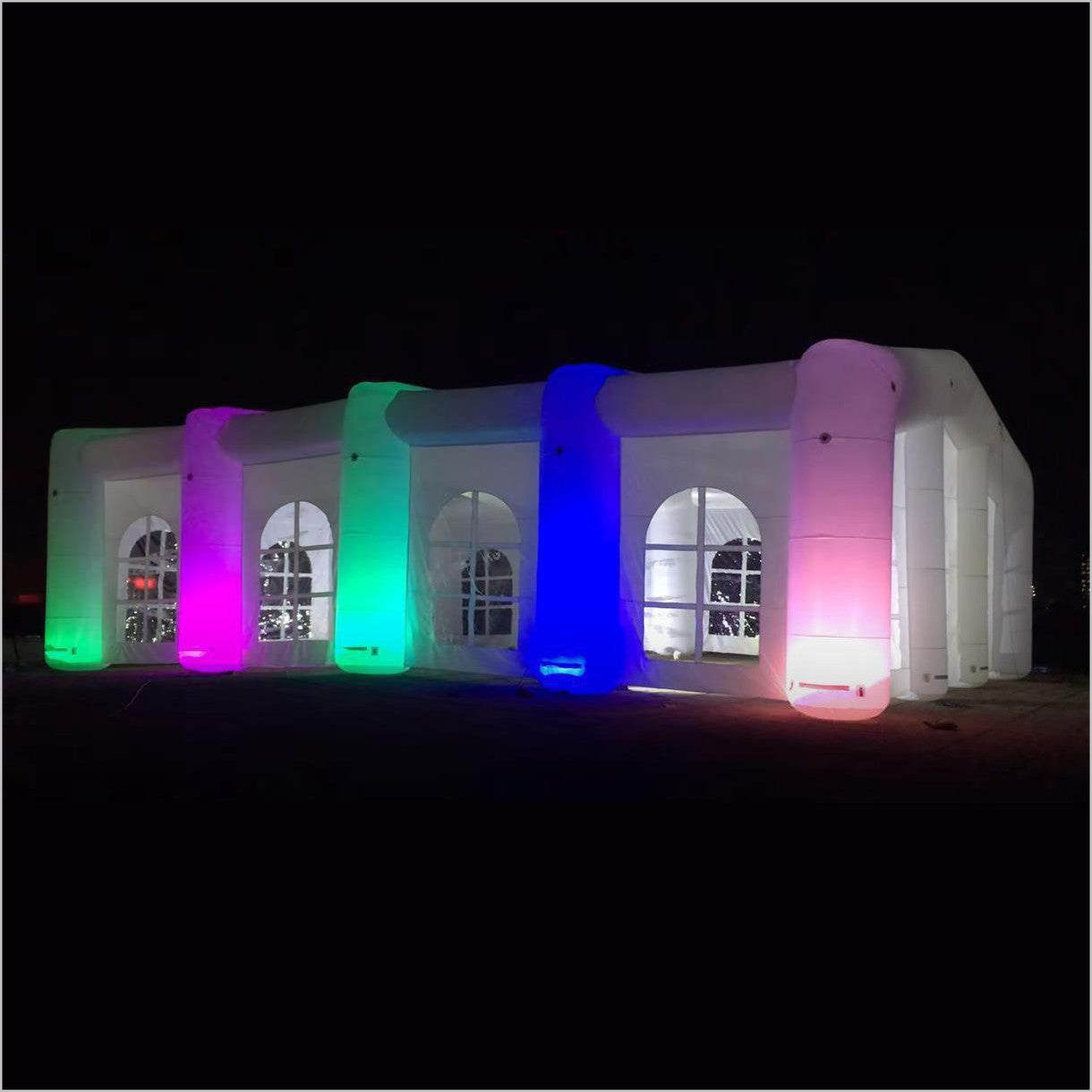 Inflatable Wedding Party Tent Inflatables Booth With Led Changeable Colour For Outdoor Show Decoration - Inflatable-Zone
