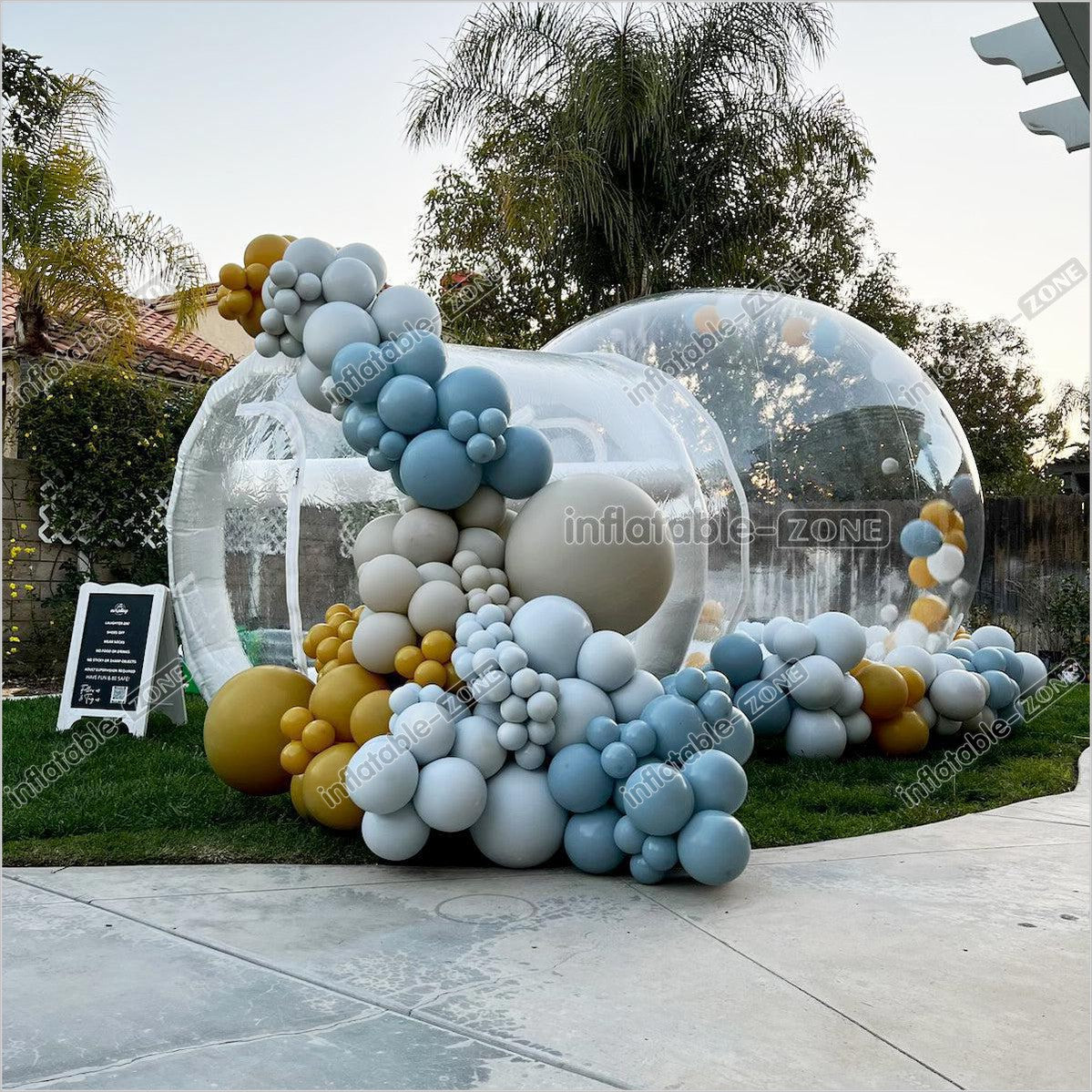 Party Inflatable Balloon Dome Inflatable Balloon Bubble House Air Bubble Tent Igloo Clear Bubble Dome Tent - Inflatable-Zone