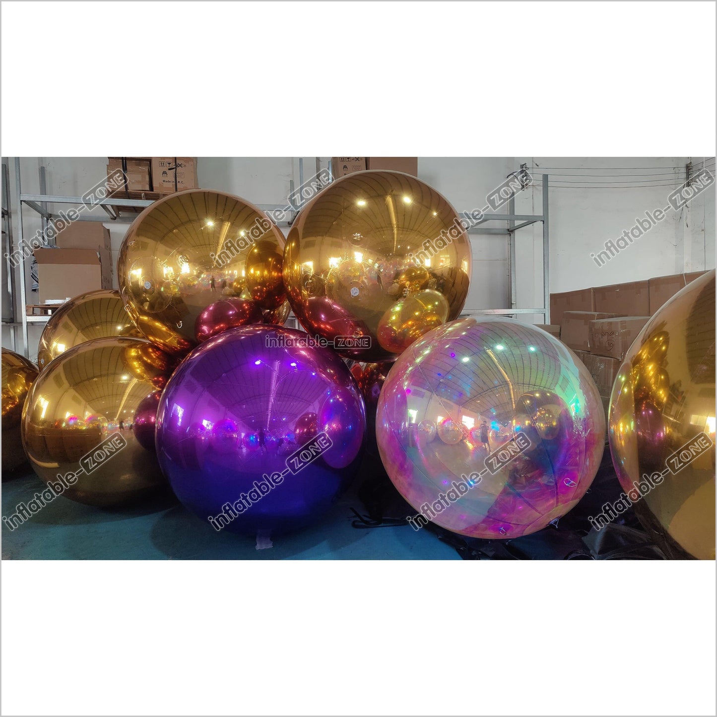 Inflatable Disco Mirror Balls Decoration Huge Disco Ball Inflatable Reflective Balloon - Inflatable-Zone