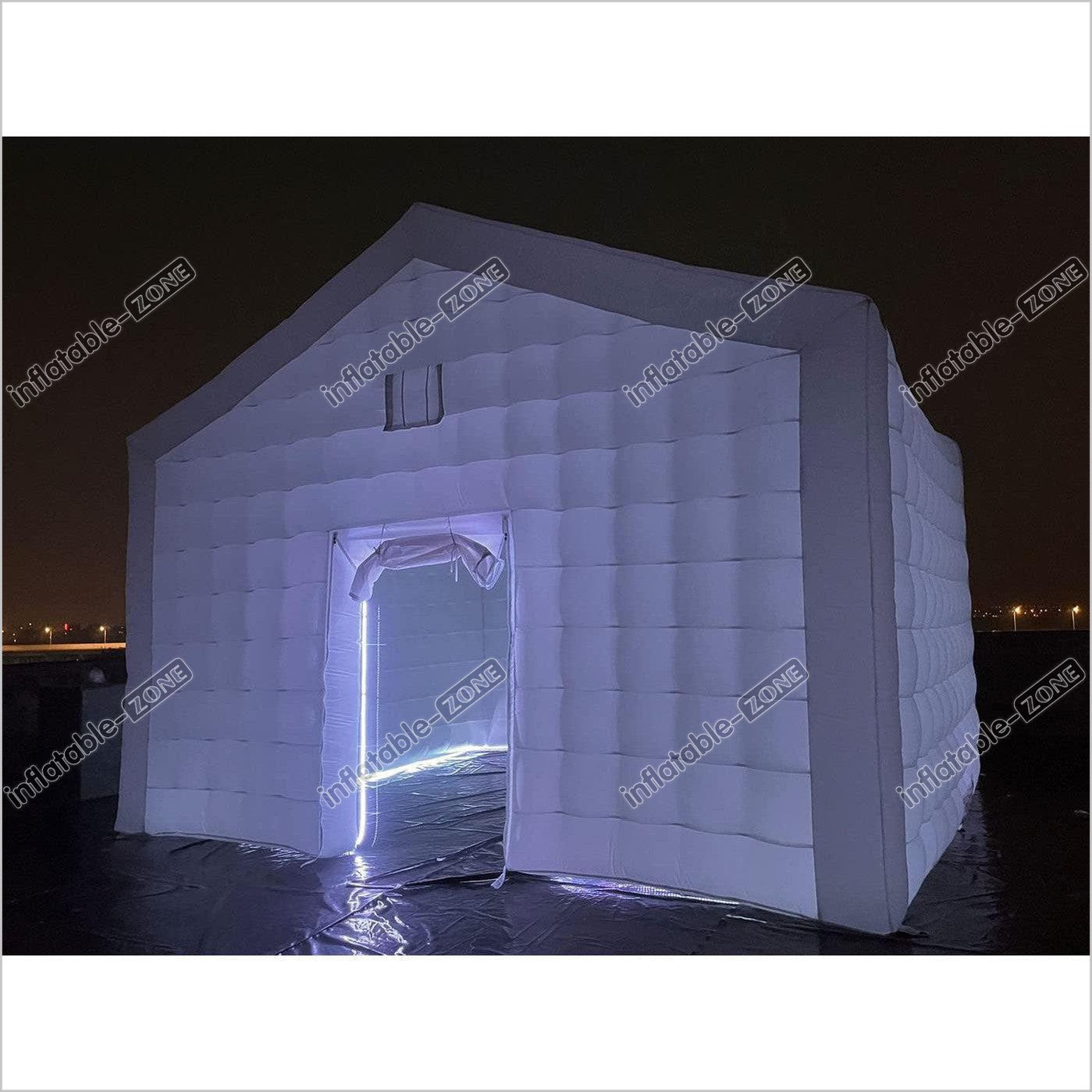 Large White Inflatable Nightclub Cube Wedding Tent Portable Inflatable Night Club - Inflatable-Zone