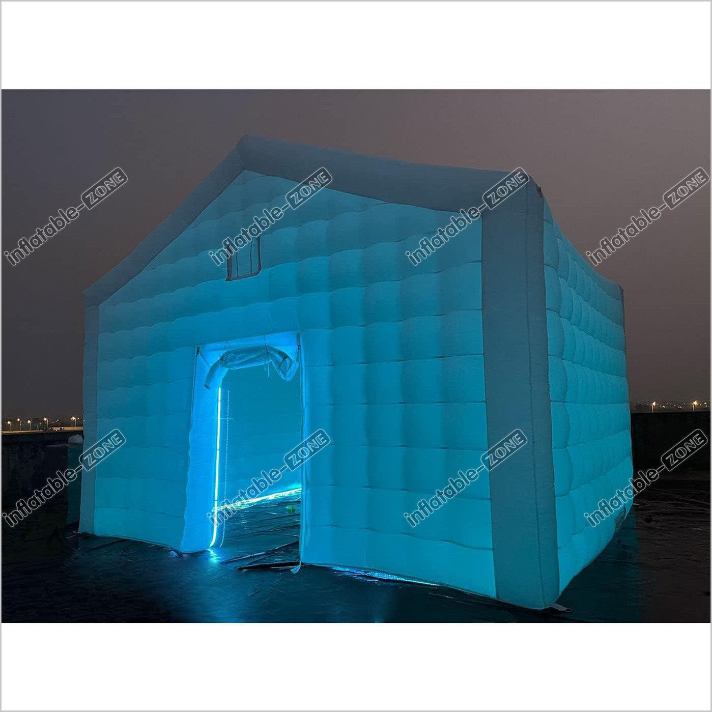 Large White Inflatable Nightclub Cube Wedding Tent Portable Inflatable Night Club - Inflatable-Zone