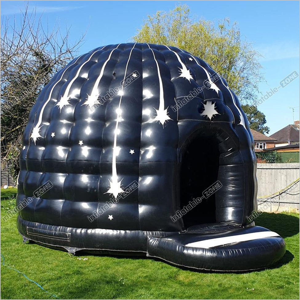 Black Blow Up Dome Inflatable Disco Dome Music Inflatable NightcluB Igloo Disco Dome Jumping Castle - Inflatable-Zone
