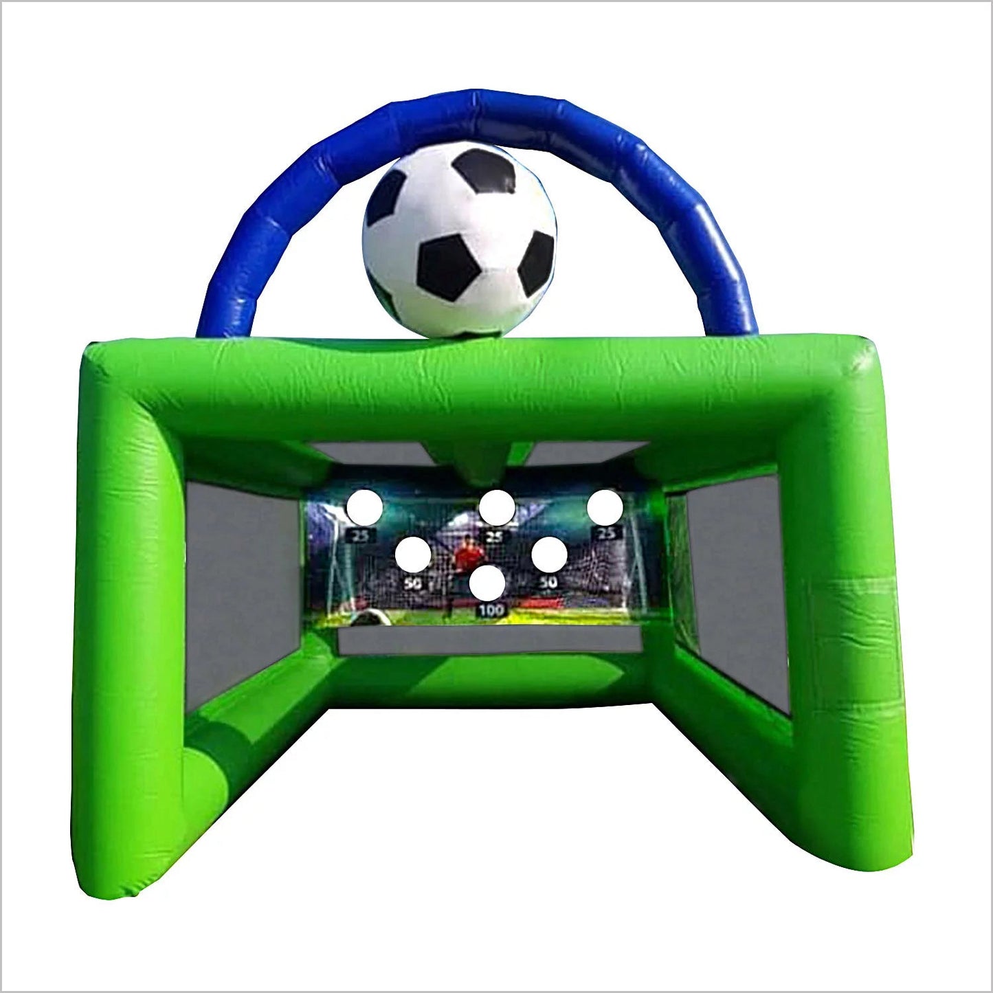 Football Goal Inflatable Interactive Play Equipment Extreme Fun Goal Wall Shooting Team Building Activities For Adults