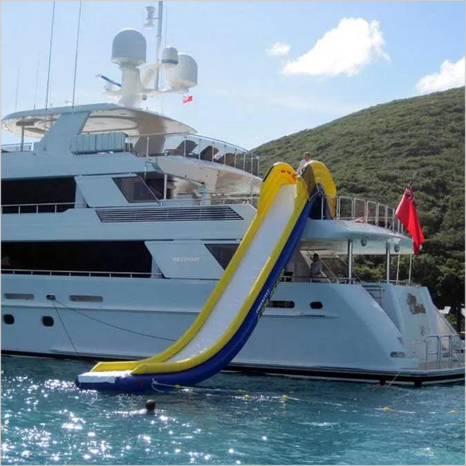 Inflatable Boat Slide For Boat Yacht Inflatable Floating Slide Water Toys For Yachts Adults Inflatable Yacht Slide - Inflatable-Zone