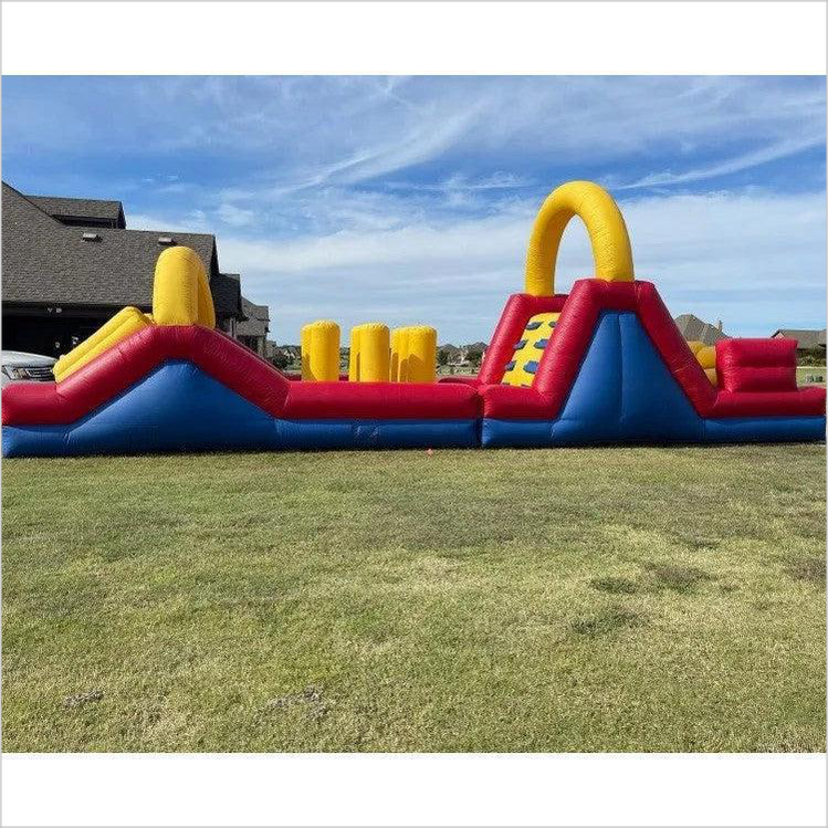 Outdoor Inflatable Obstacle Course Bounce House Race Blow Up Obstacles Course - Inflatable-Zone