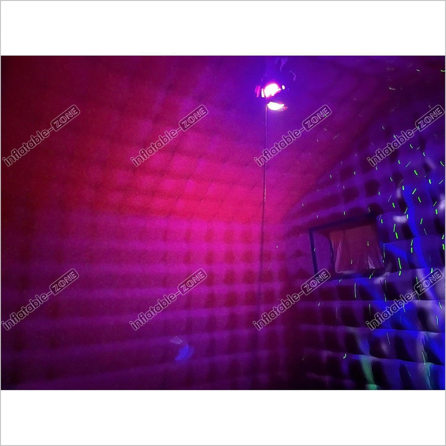 Large Black Inflatable Nightcube Wedding Tent Square Gazebo Event Room Big Mobile Portable Inflatable Night Club Party Pavilion Disco Tent - Inflatable-Zone