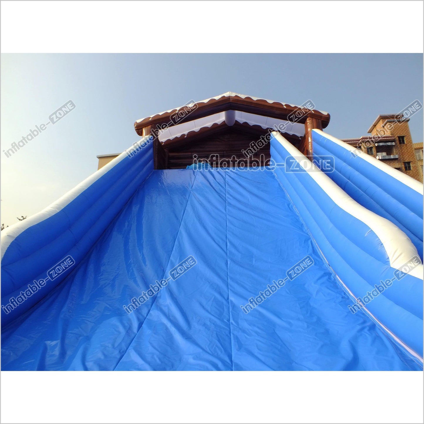 Giant Snow Mountain Christmas Inflatable Winter Skiing Slide Commercial Toboggan Inflatable Slide Blow Up Party Adults - Inflatable-Zone