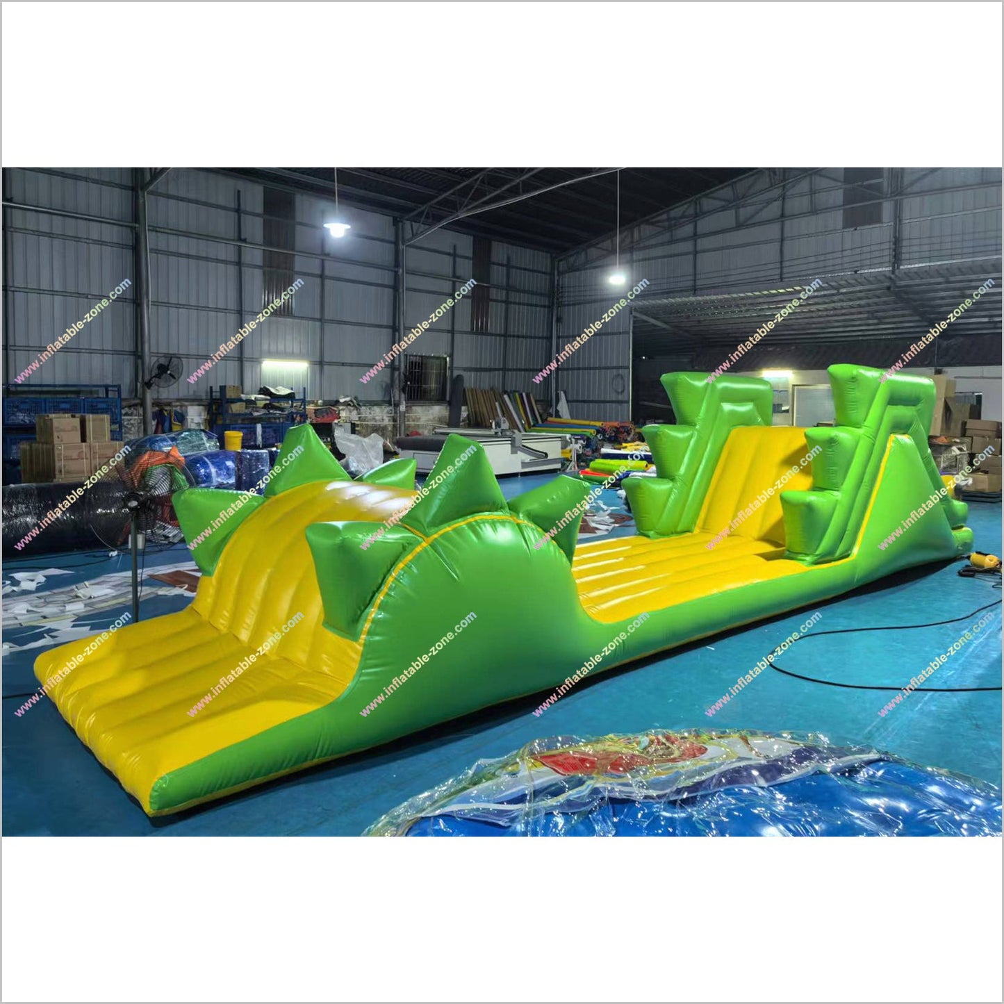 Dinosaur Themed Inflatable Obstacle Course To Rent Water Parks Near Me Floating Water Obstacle Course - Inflatable-Zone