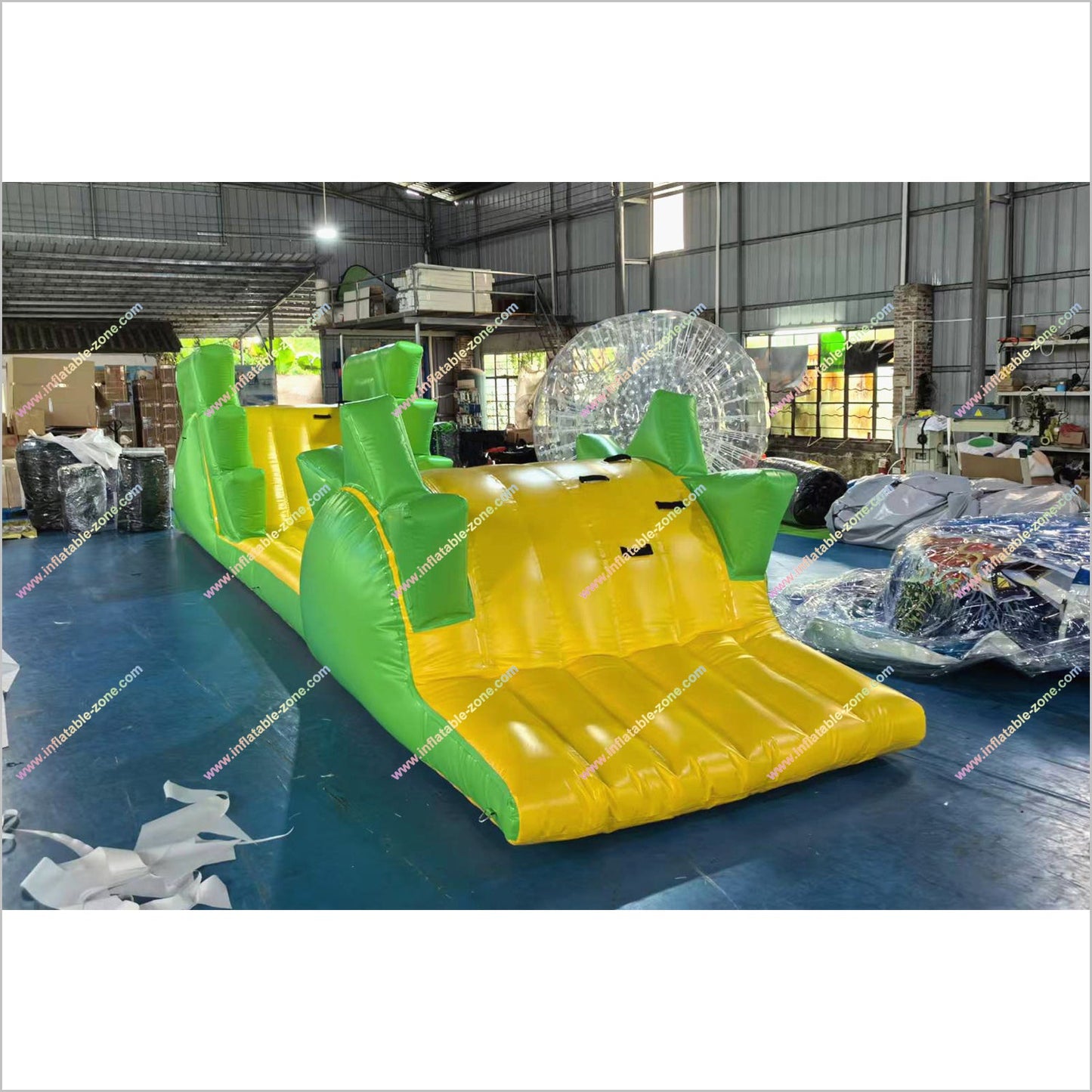 Dinosaur Themed Inflatable Obstacle Course To Rent Water Parks Near Me Floating Water Obstacle Course - Inflatable-Zone