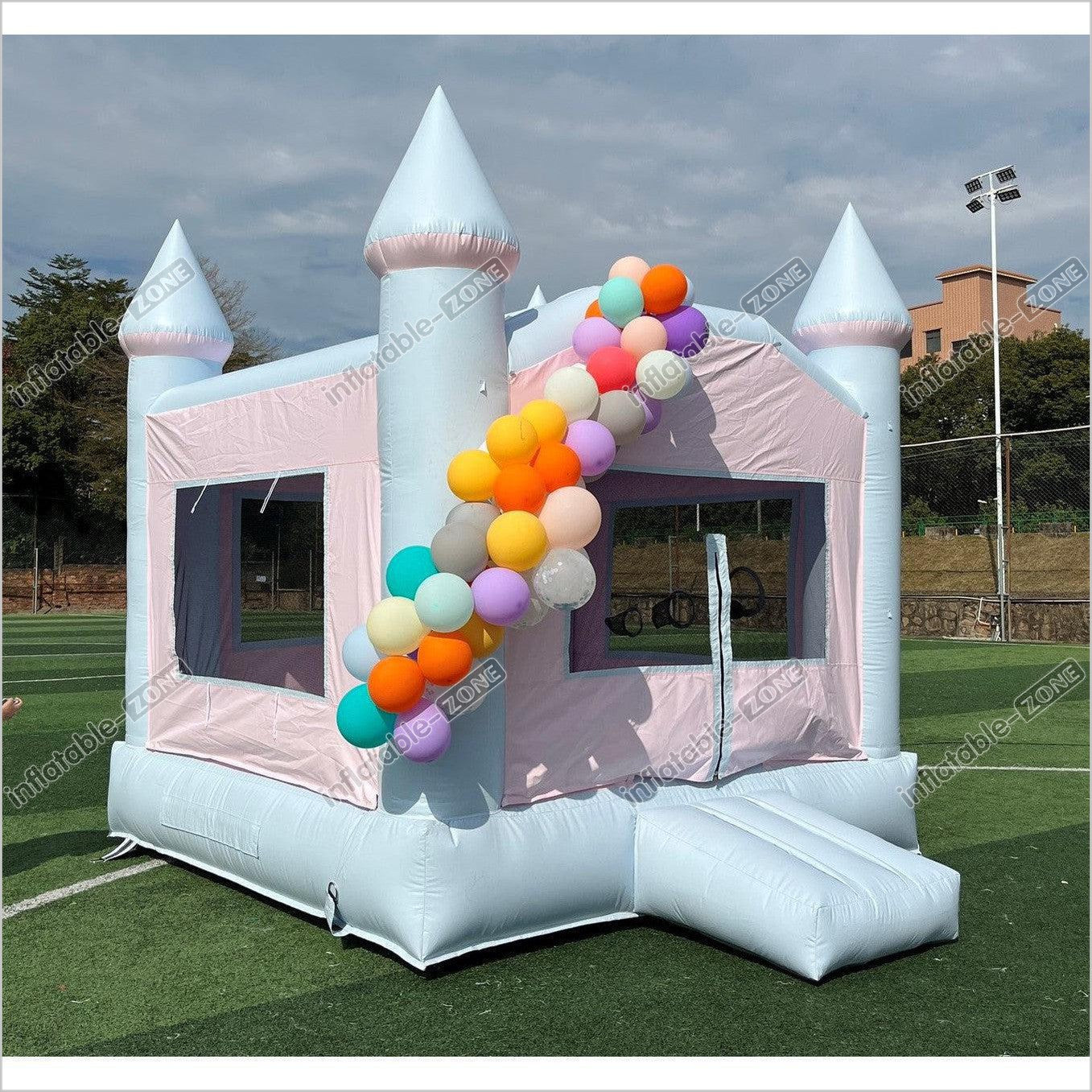 Pastel Inflatable Bounce House For Business, Bounce House Commercial Combo - Inflatable-Zone