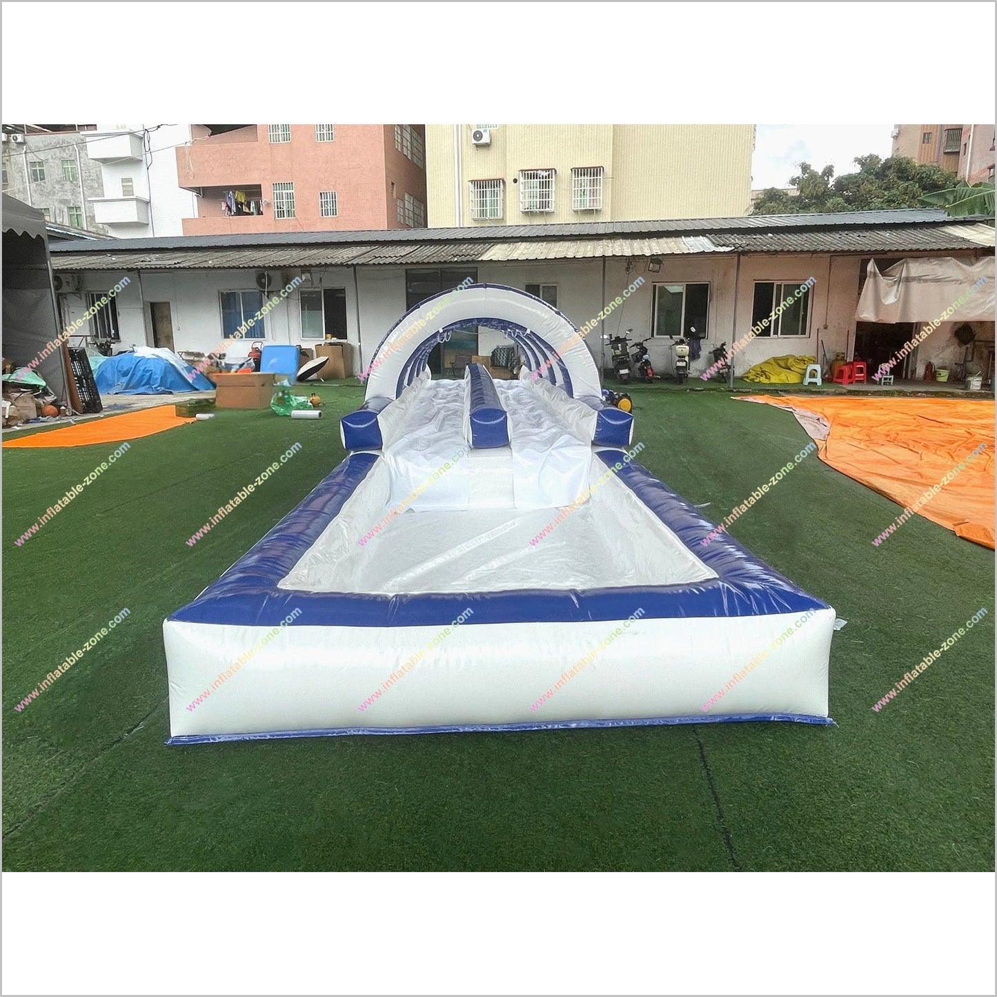 Adult Inflatable Water Slide Double Lane Slip And Slide Rentals Near Me Blow Up Water Slide Pool