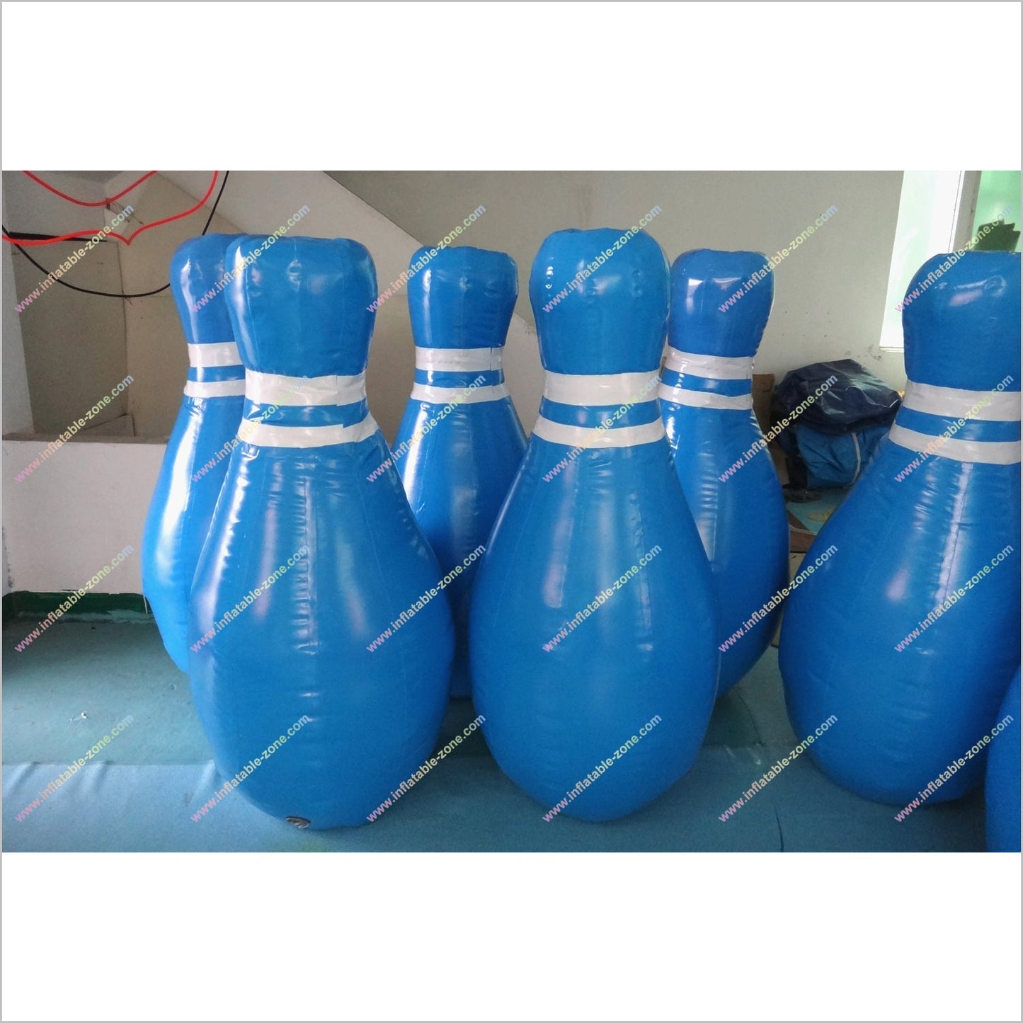 Adults Sport Inflatable Bowling Ball Portable Fun Bowling Pins Set Game For Indoor - Inflatable-Zone