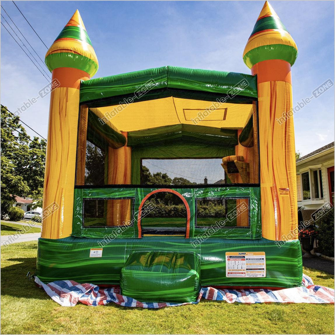 Inflatable Bounce House Inflatable Birthday Party Jump For Fun Outdoor Bouncy Castle - Inflatable-Zone