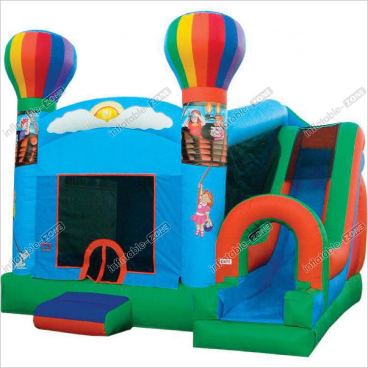 Bounce House Trampoline Bouncy Castle Inflatable Slide Combo Jumping Balloon Commercial Inflator Fun - Inflatable-Zone