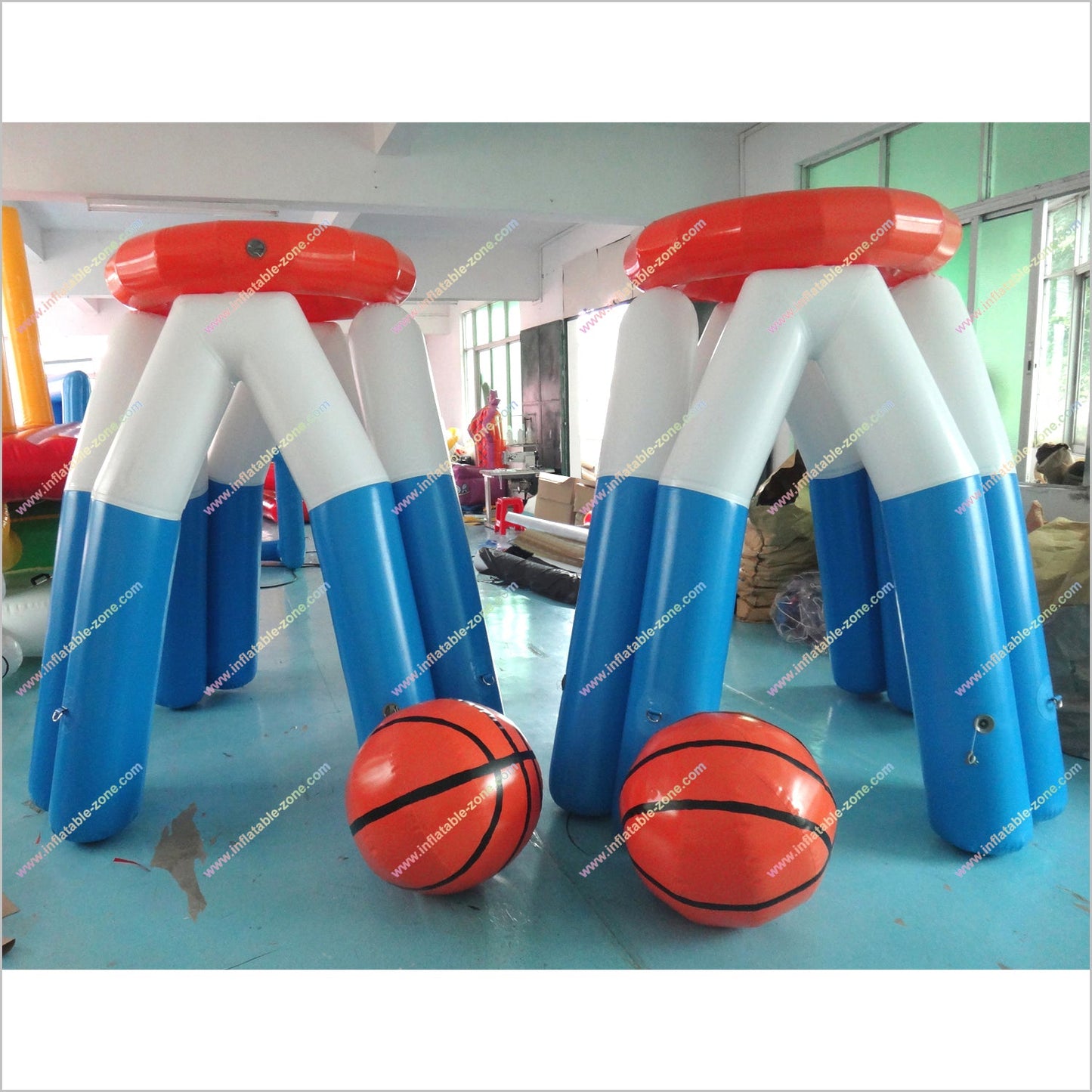 Basketball Hoop Inflatable Interactive Toys Stands Portable Shoot The Hoop Fun Basketball Game - Inflatable-Zone