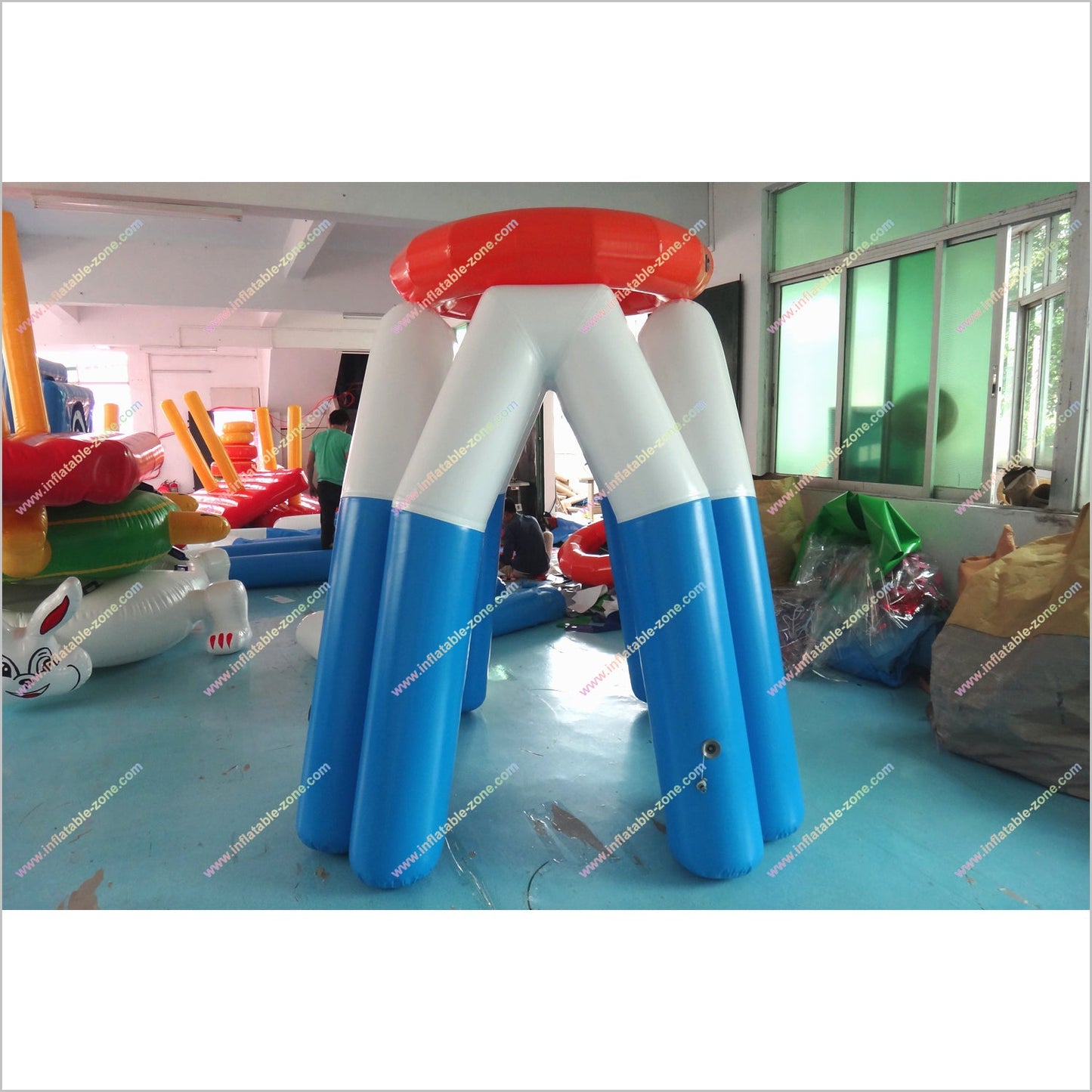 Basketball Hoop Inflatable Interactive Toys Stands Portable Shoot The Hoop Fun Basketball Game - Inflatable-Zone