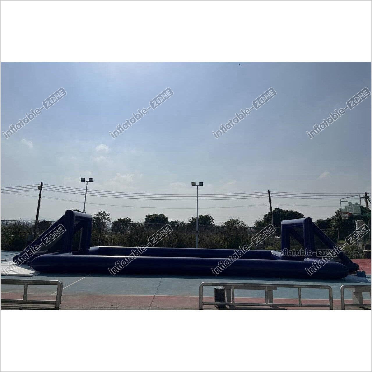 Big Inflatable Soap Football Field Soccer Court Arena Sports Game Inflatable Football Pitch - Inflatable-Zone