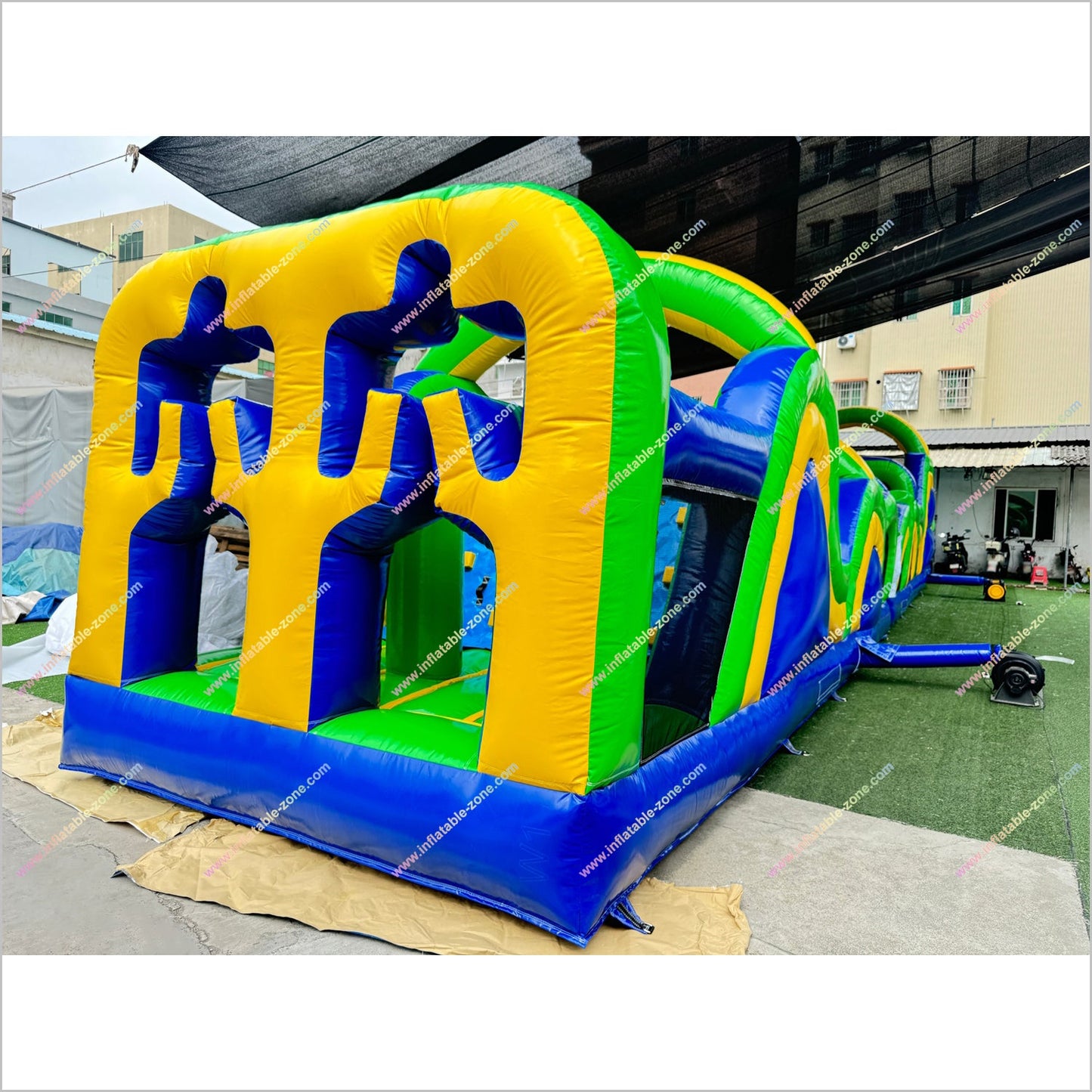 Biggest Inflatable Obstacle Course Jumper Near Me Fun Run Obstacle Course Bounce House For Sale