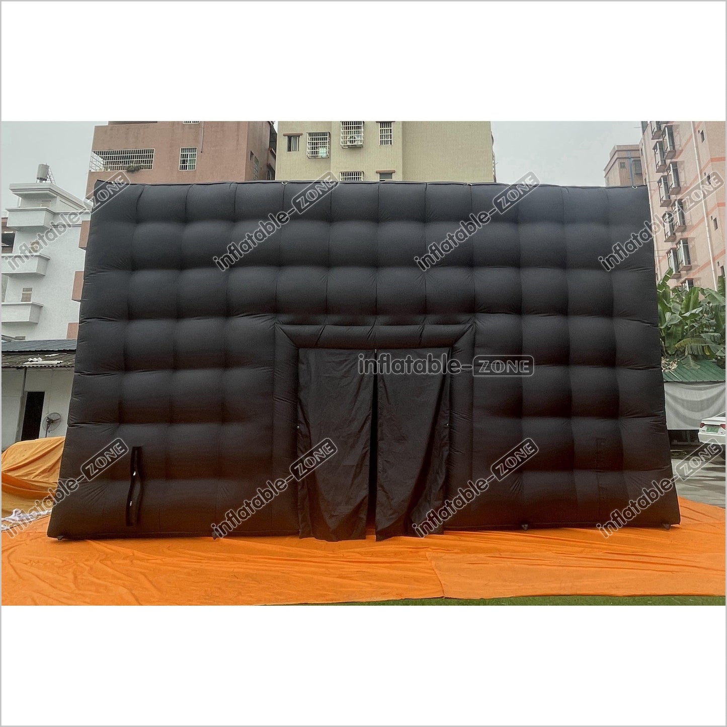 Black Inflatable Night Club Large Inflatable Party Tent Waterproof Nightclub House Disco Tent For Outdoor Wedding - Inflatable-Zone