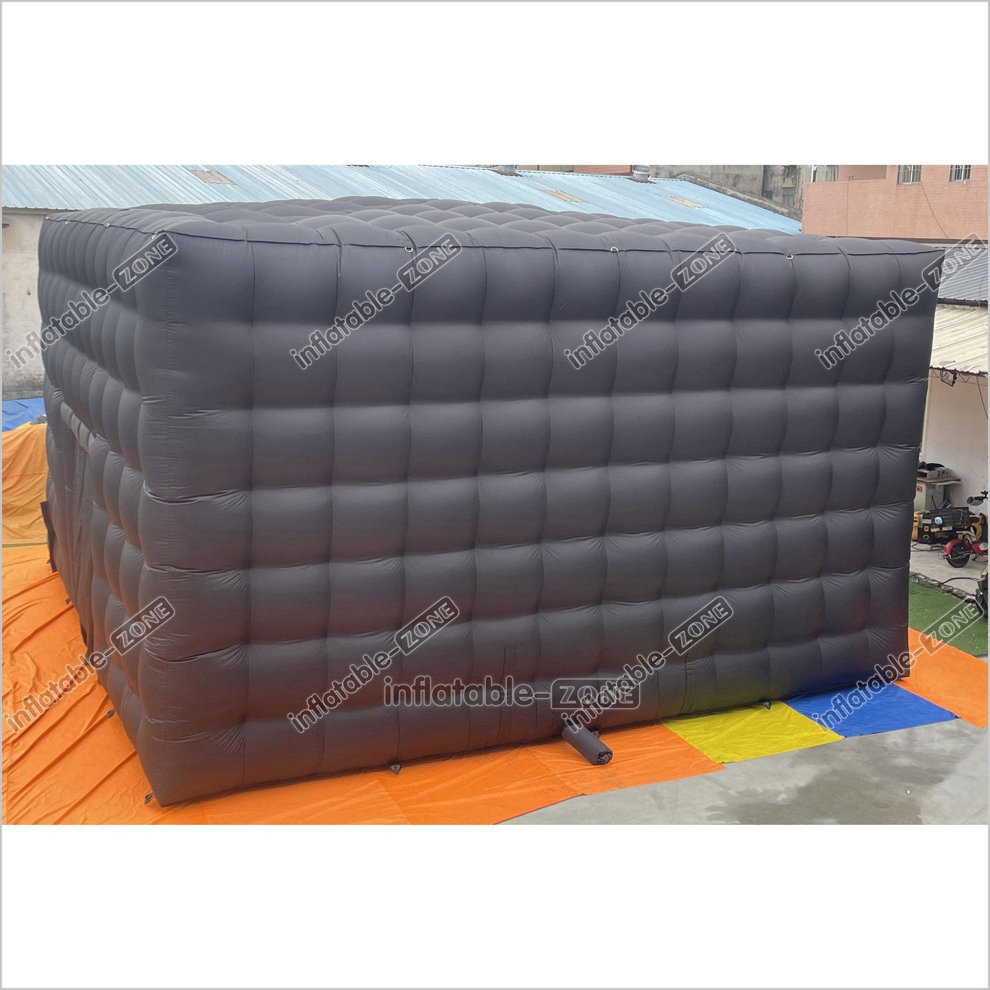Black Inflatable Night Club Large Inflatable Party Tent Waterproof Nightclub House Disco Tent For Outdoor Wedding - Inflatable-Zone