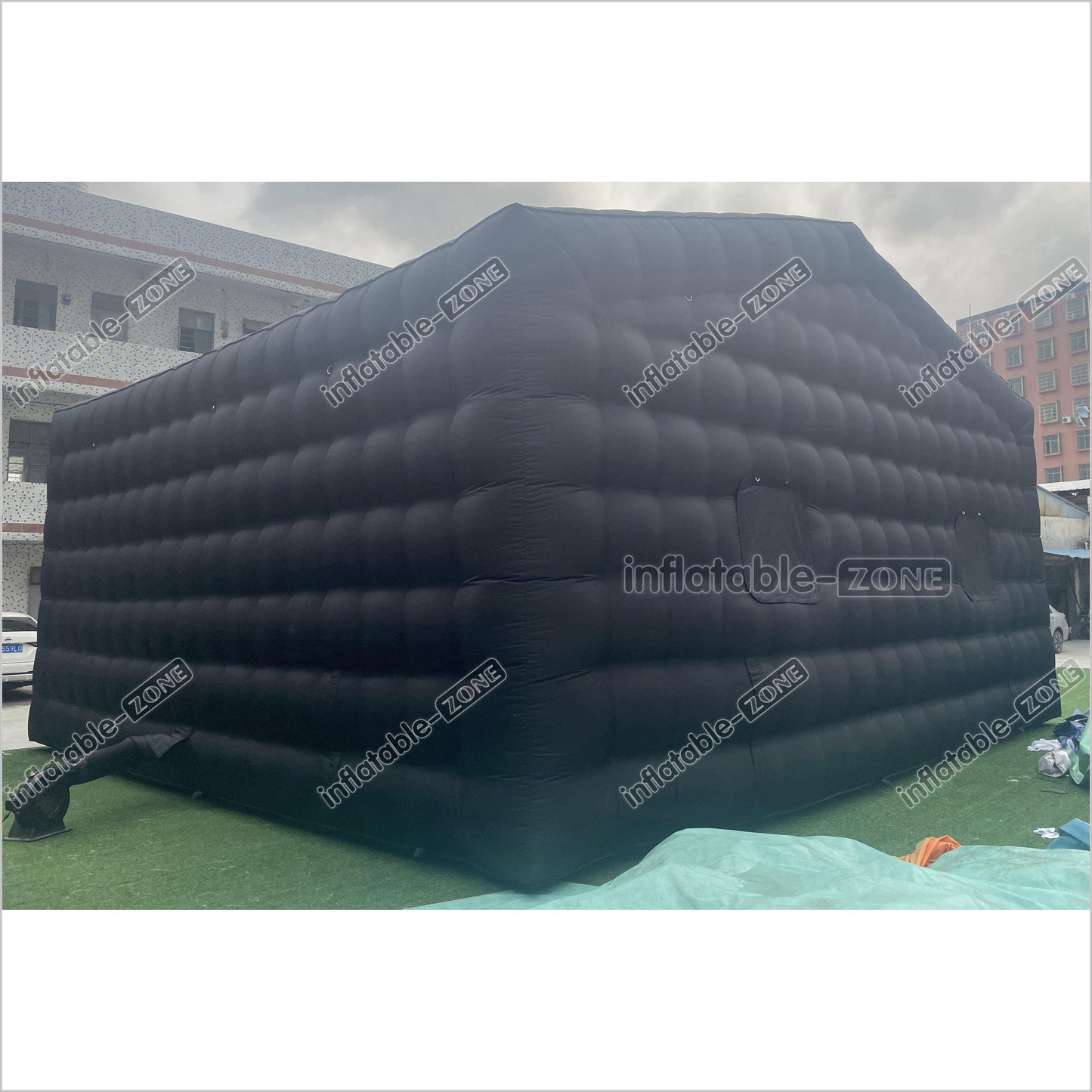 Backyard Large Black Inflatable Nightclub Wedding Tent Inflatable Disco Party Tent House Blow Up Nightclub - Inflatable-Zone