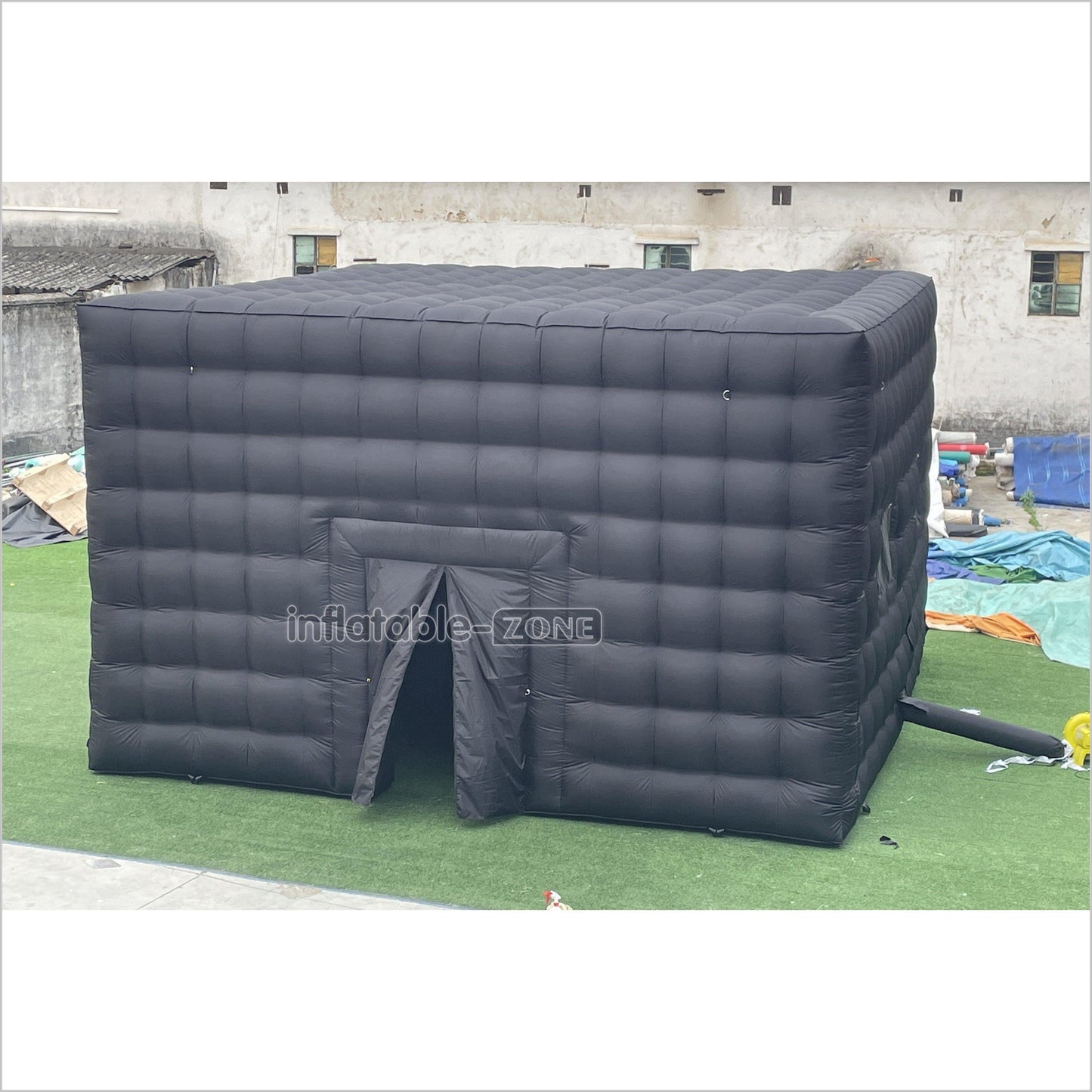 Outdoor Advertising Black Large Inflatable Camping Tent Inflatable Nightclub House Disco Tent For Party Event - Inflatable-Zone