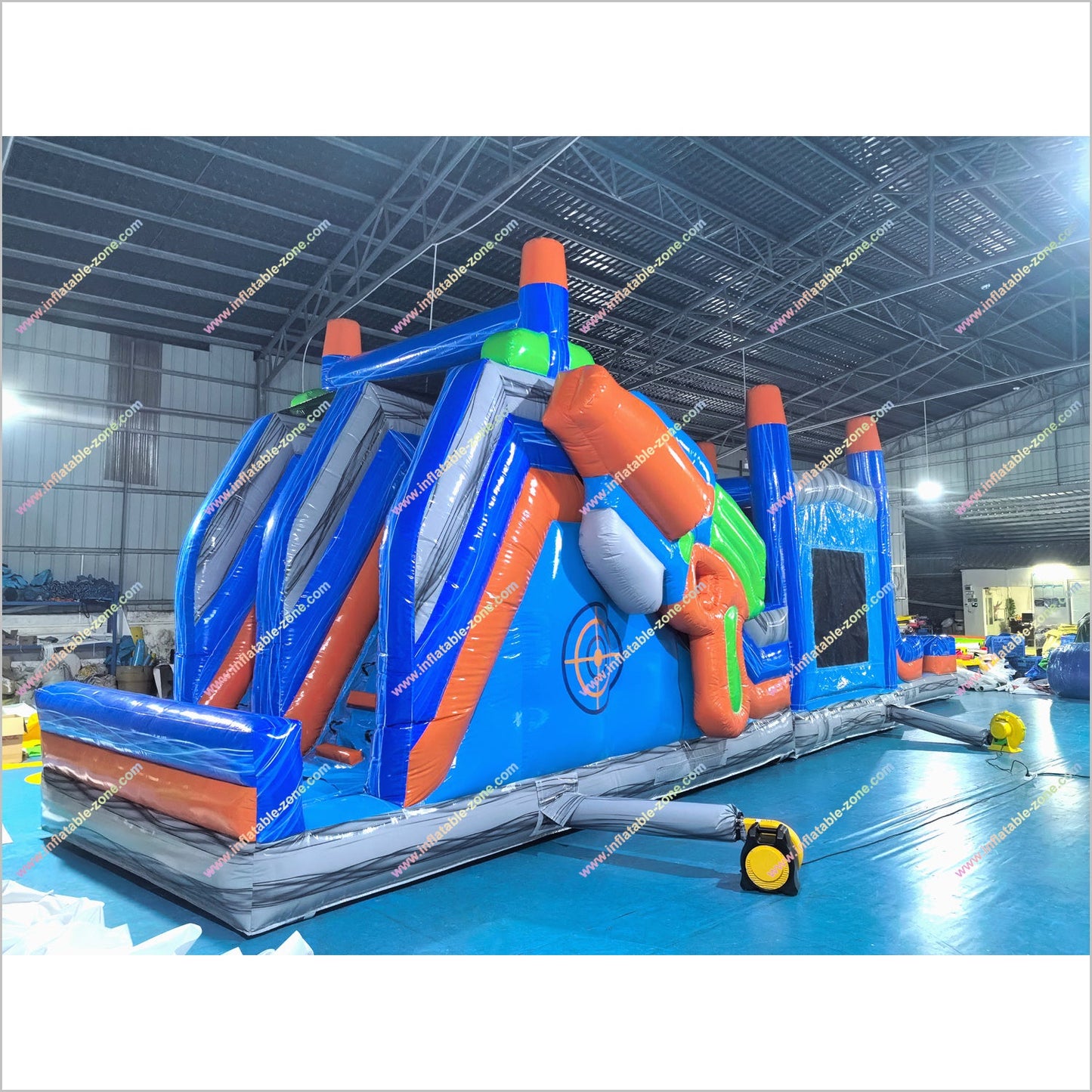 Blaster Elevated Obstacle Course Inflatable Playgrounds Near Me Hyper Combo Glow Party Jump House Obstacle Course