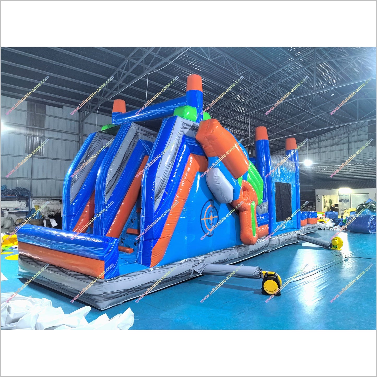 Blaster Elevated Obstacle Course Inflatable Playgrounds Near Me Hyper Combo Glow Party Jump House Obstacle Course