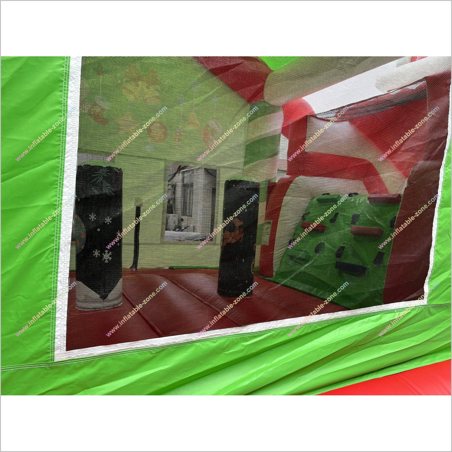 Outdoor Santa Claus Bounce House Slide Rentals Christmas Combo Inflatables Bouncy Castle And Slide For Sale - Inflatable-Zone