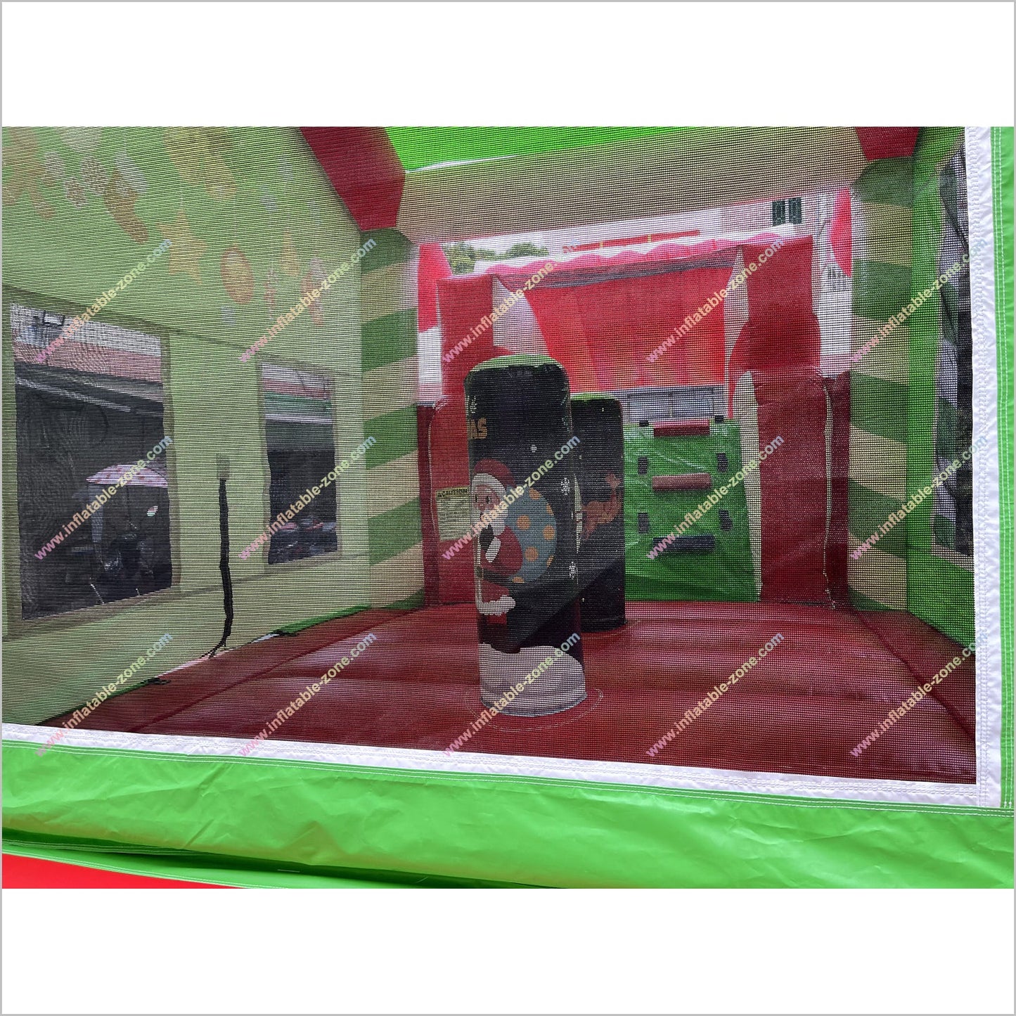 Outdoor Santa Claus Bounce House Slide Rentals Christmas Combo Inflatables Bouncy Castle And Slide For Sale - Inflatable-Zone