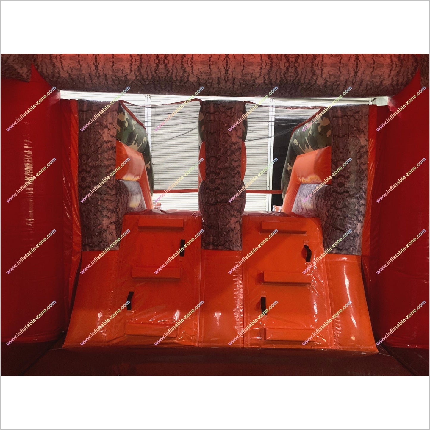 Best Buck Shot Hunting Double Slide Inflatable Jumping Castle Combo Hire Bounce House Slide Near Me