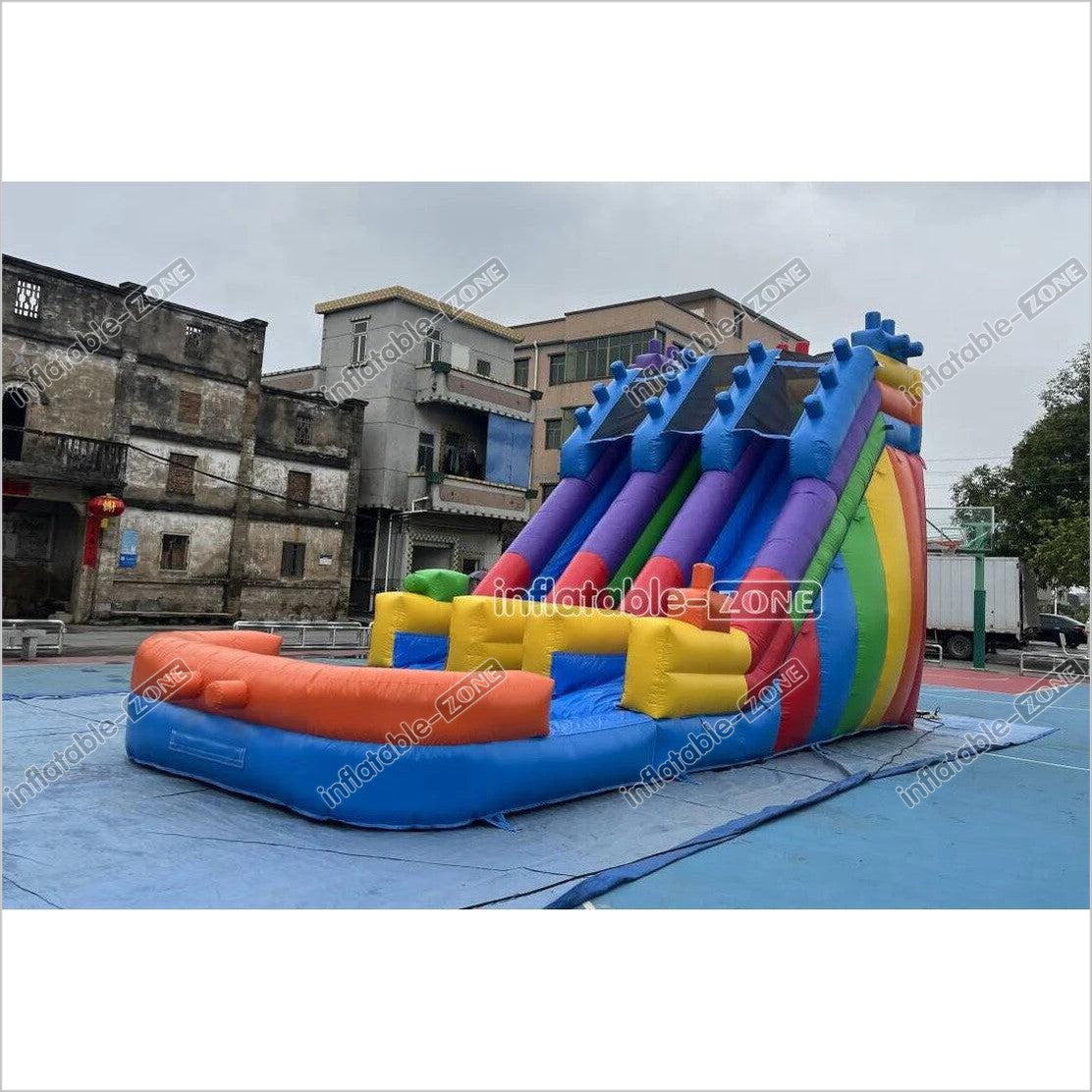 Water Bounce House Inflatable Slip And Slide Happy Inflatable The Pool - Inflatable-Zone