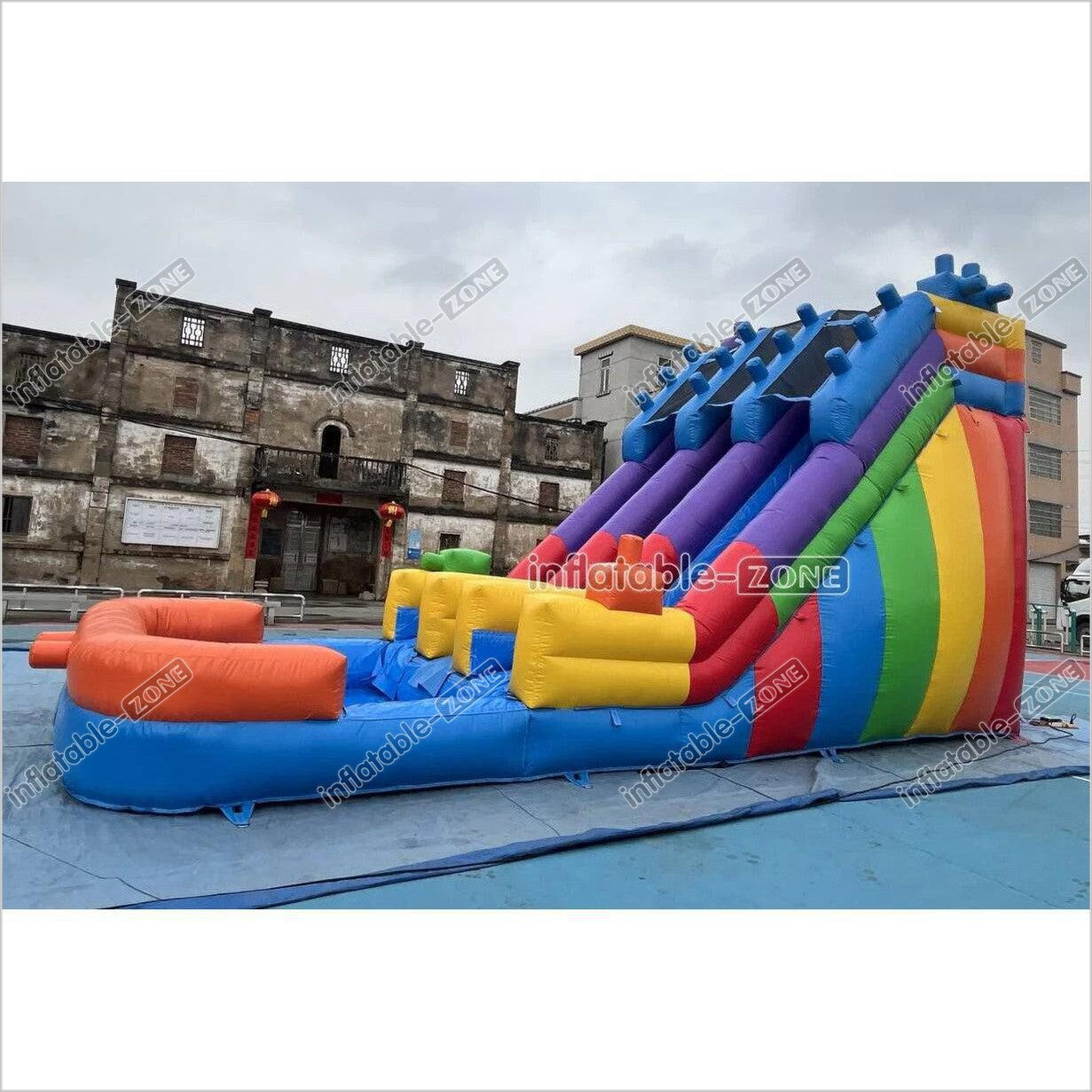 Water Bounce House Inflatable Slip And Slide Happy Inflatable The Pool - Inflatable-Zone