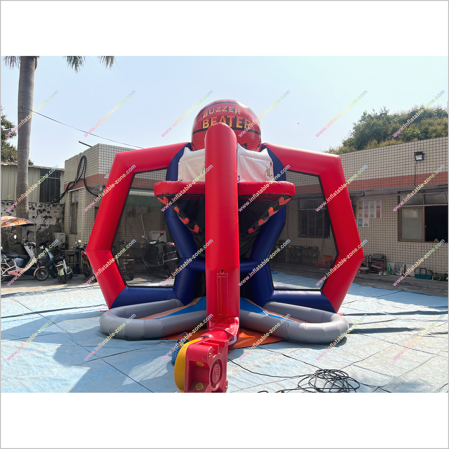 Buzzer Beater Inflatable Basketball Games Fun Team Activities Competition Basketball Interactive Inflatable Park - Inflatable-Zone