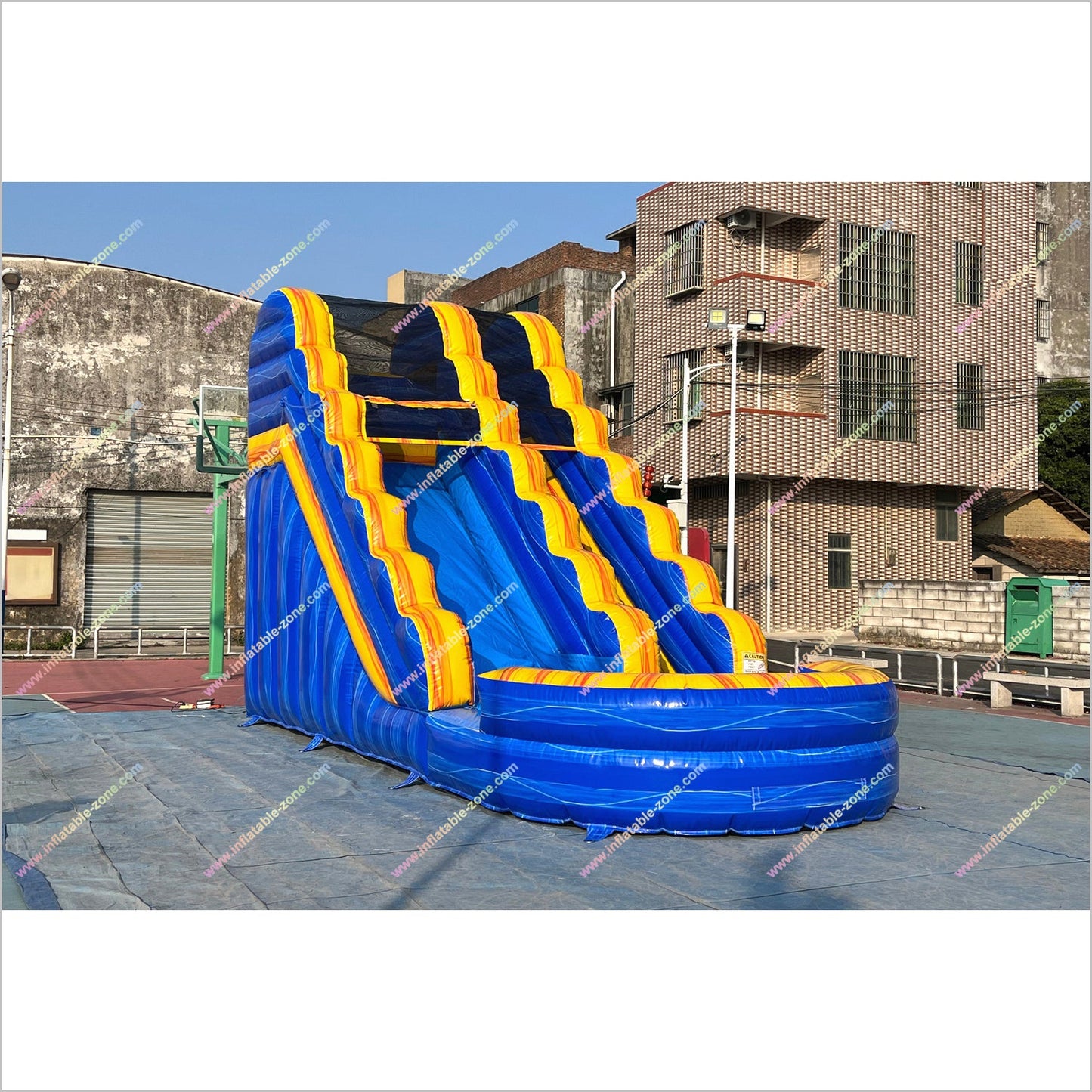 Childrens Inflatable Water Slide Commercial Play Area Equipment Melting Arctic Water Slide Pool Near Me - Inflatable-Zone