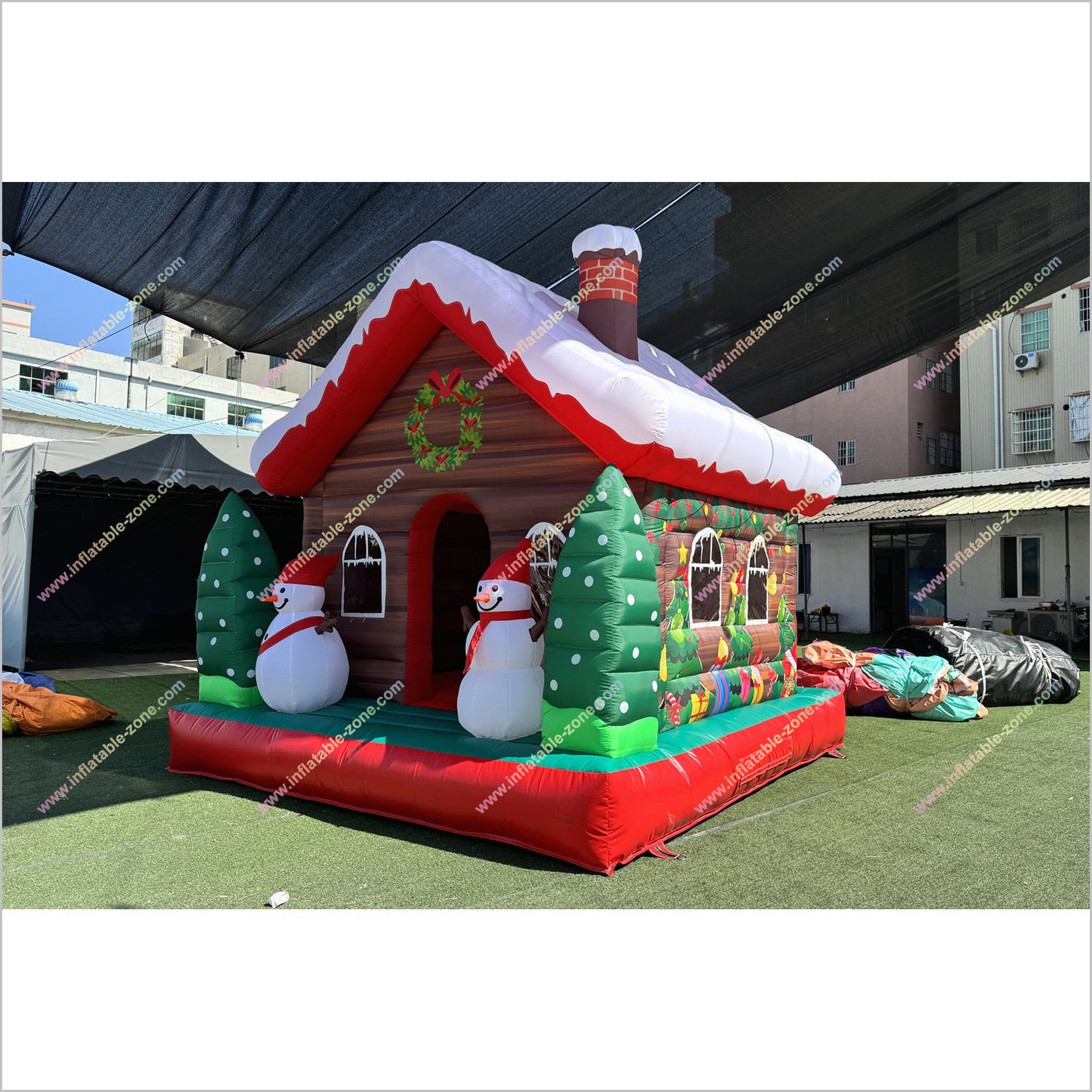 Christmas Tree Snowman Bounce House Cost To Play Games Commercial Inflatable Playground Bouncy Castle Rentals Near Me - Inflatable-Zone