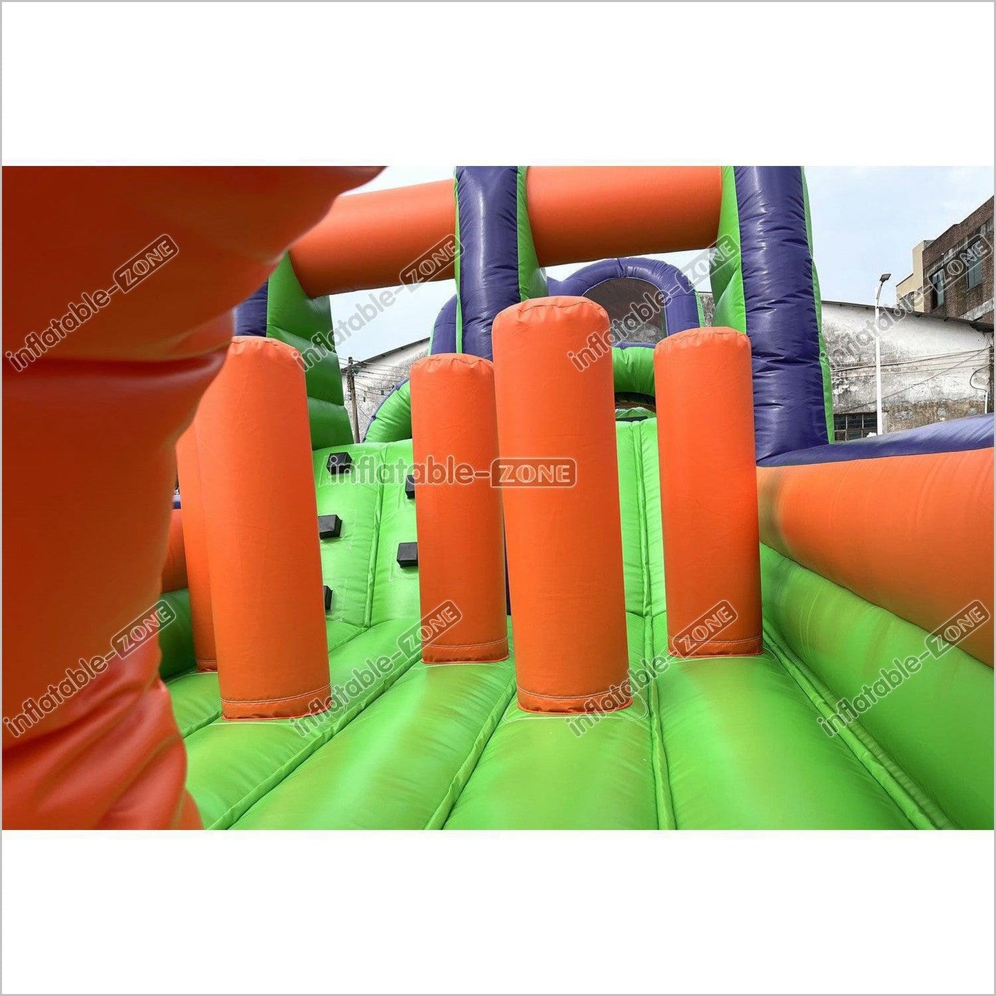 Commercial Obstacle Course Inflatable Interactive Games Obstacle Course Moon Bounce Outdoor Playground Slide - Inflatable-Zone