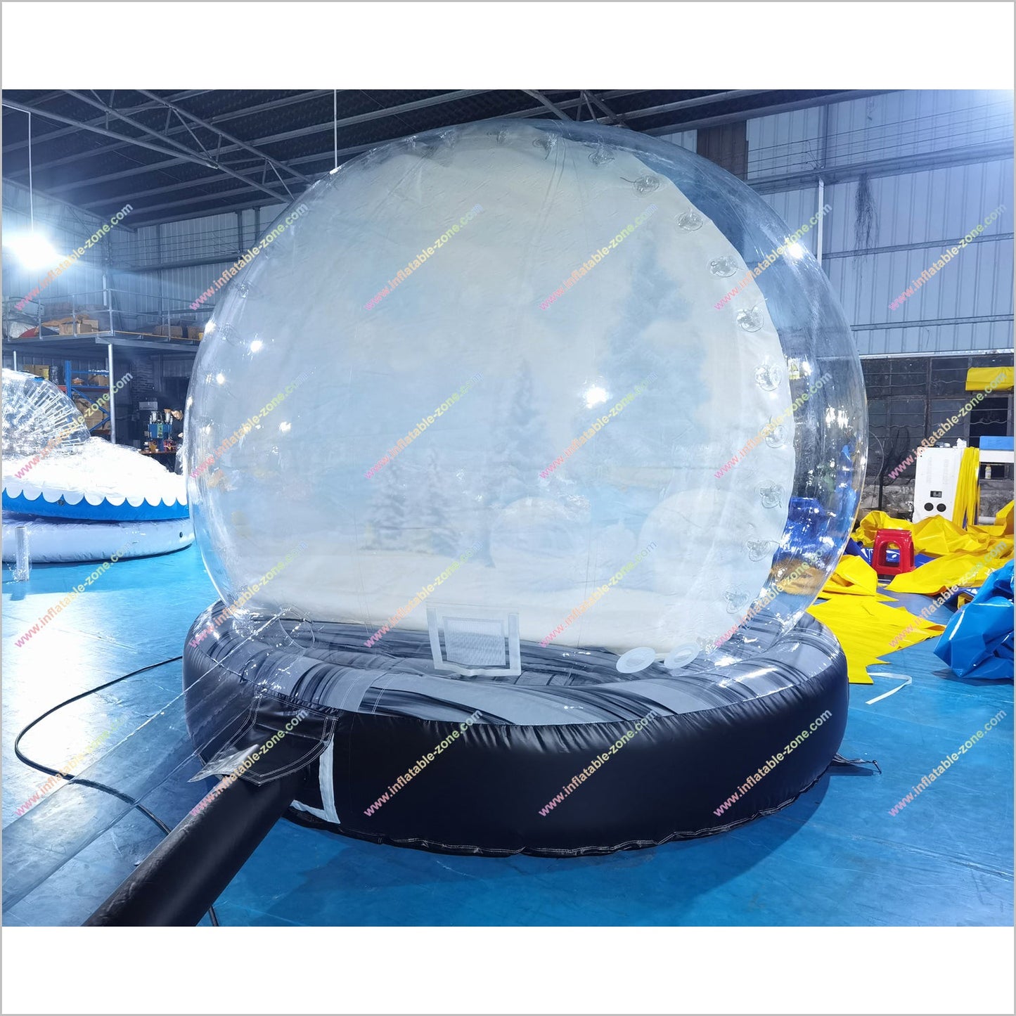 Custom Photo Snow Globe Inflatable Play House Snowball Globe Christmas Inflatables On Sale - Inflatable-Zone