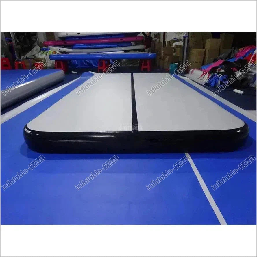 Black Inflatable Tumble Track Gymnastics, Best Cheer Air Mats - Inflatable-Zone