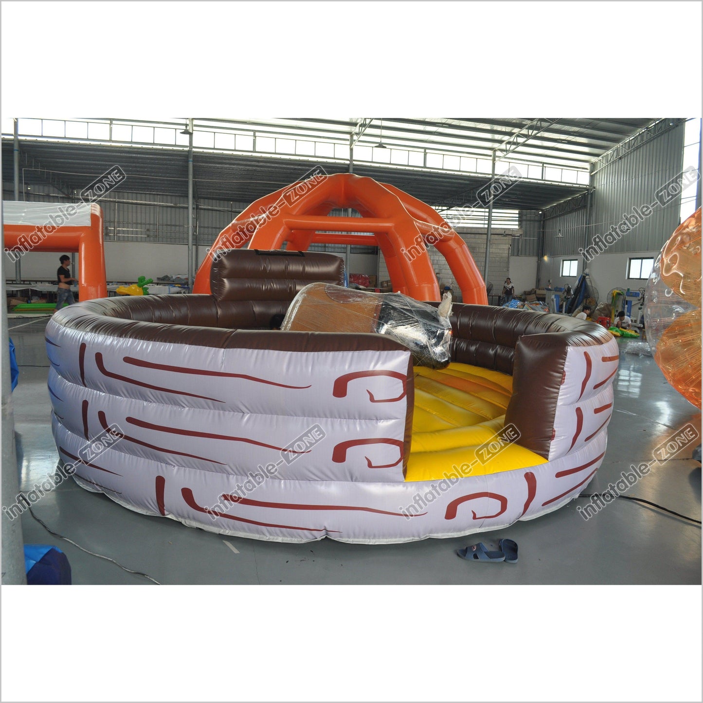Amusement Park Inflatable Mechanical Bull Electric Rodeo Mech Bull Inflatable Mechanical Bull Riding - Inflatable-Zone