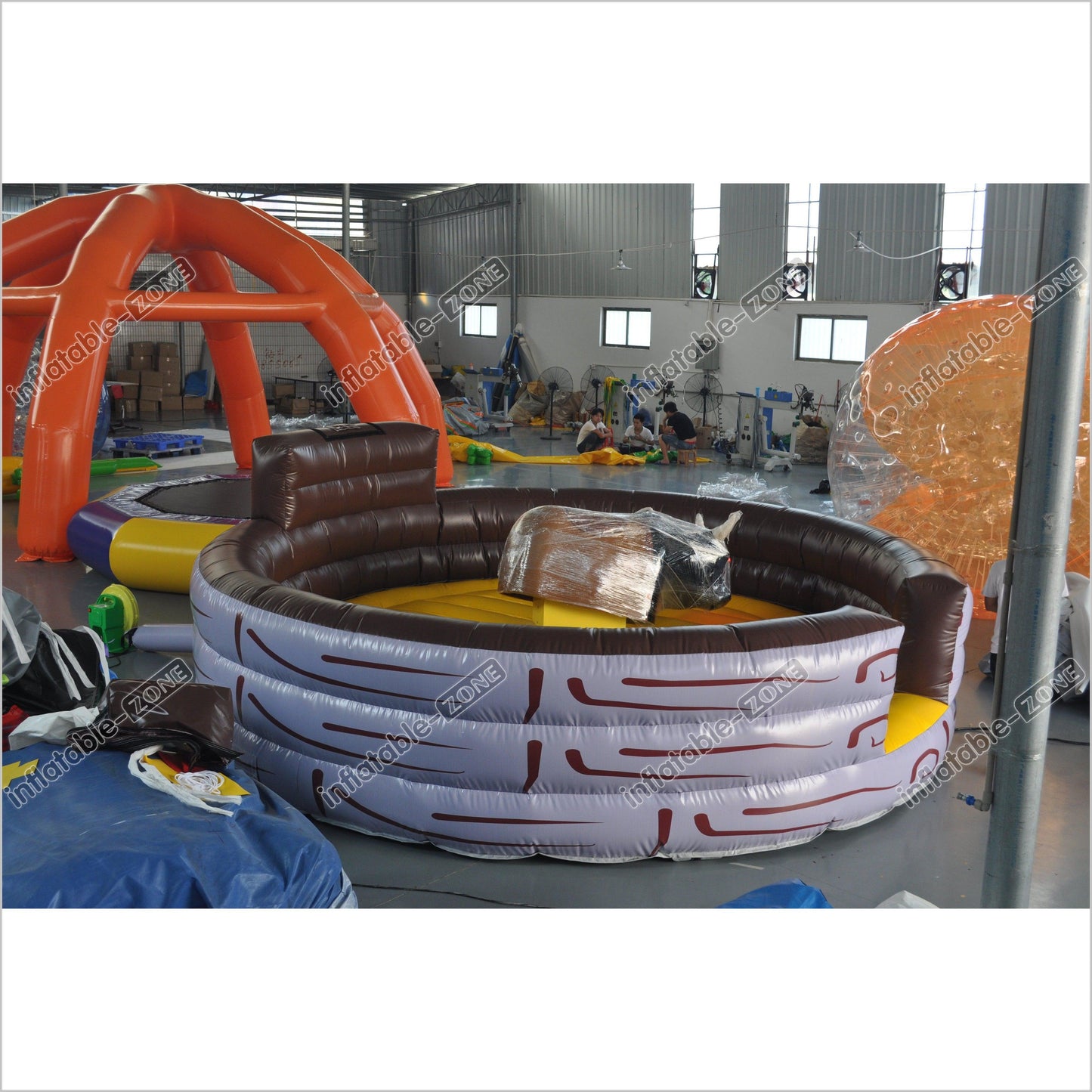 Amusement Park Inflatable Mechanical Bull Electric Rodeo Mech Bull Inflatable Mechanical Bull Riding - Inflatable-Zone