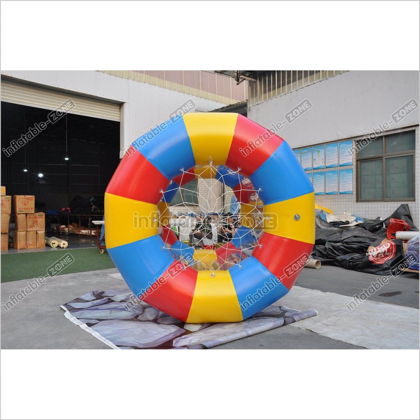Colorful Inflatable Water Roller Water Drum Roller Water Roller Barrel - Inflatable-Zone
