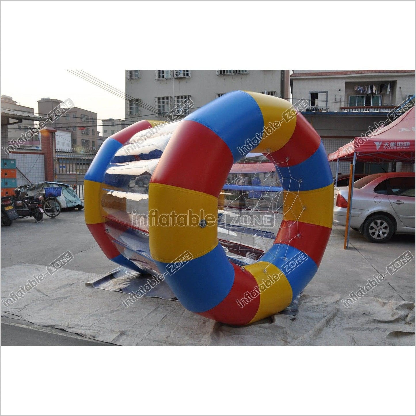 Colorful Inflatable Water Roller Water Drum Roller Water Roller Barrel - Inflatable-Zone