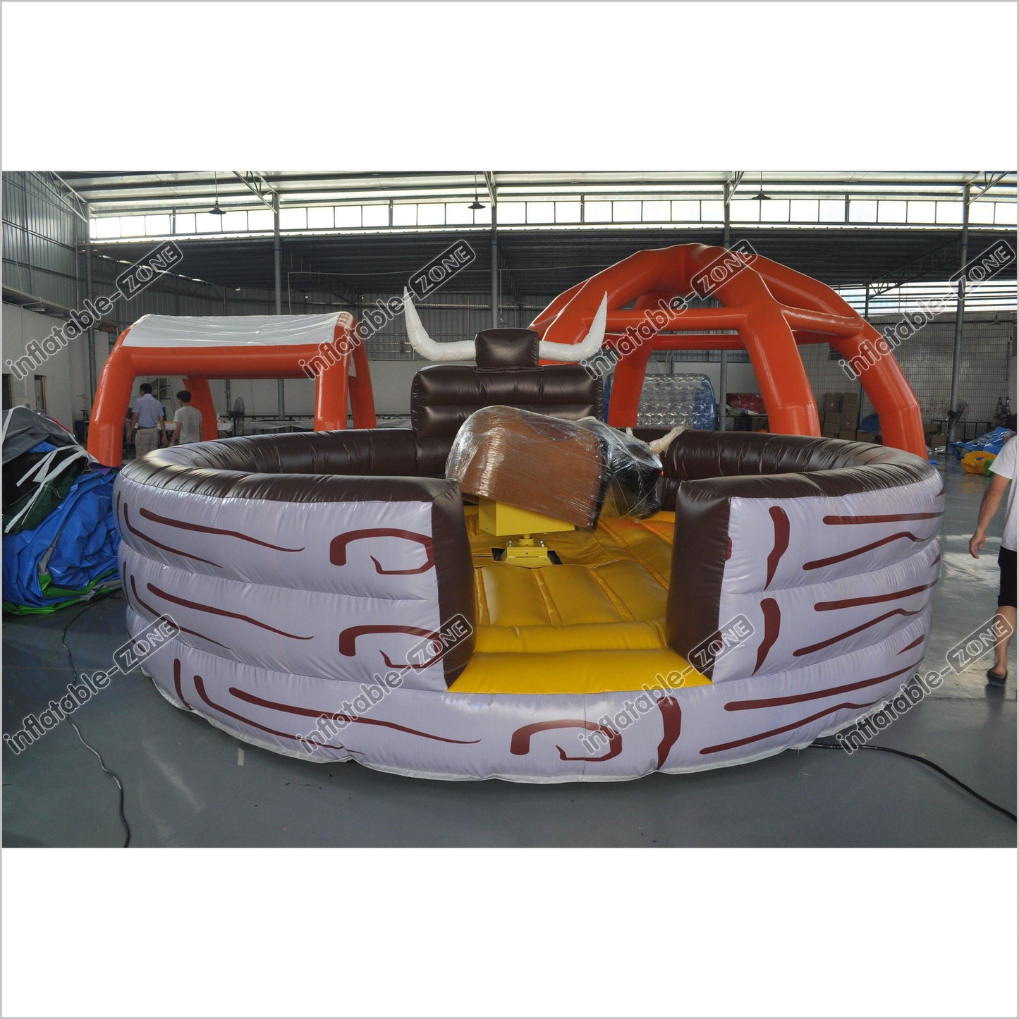 Amusement Park Inflatable Mechanical Bull Electric Rodeo Mech Bull Inflatable Mechanical Bull Riding - Inflatable-Zone