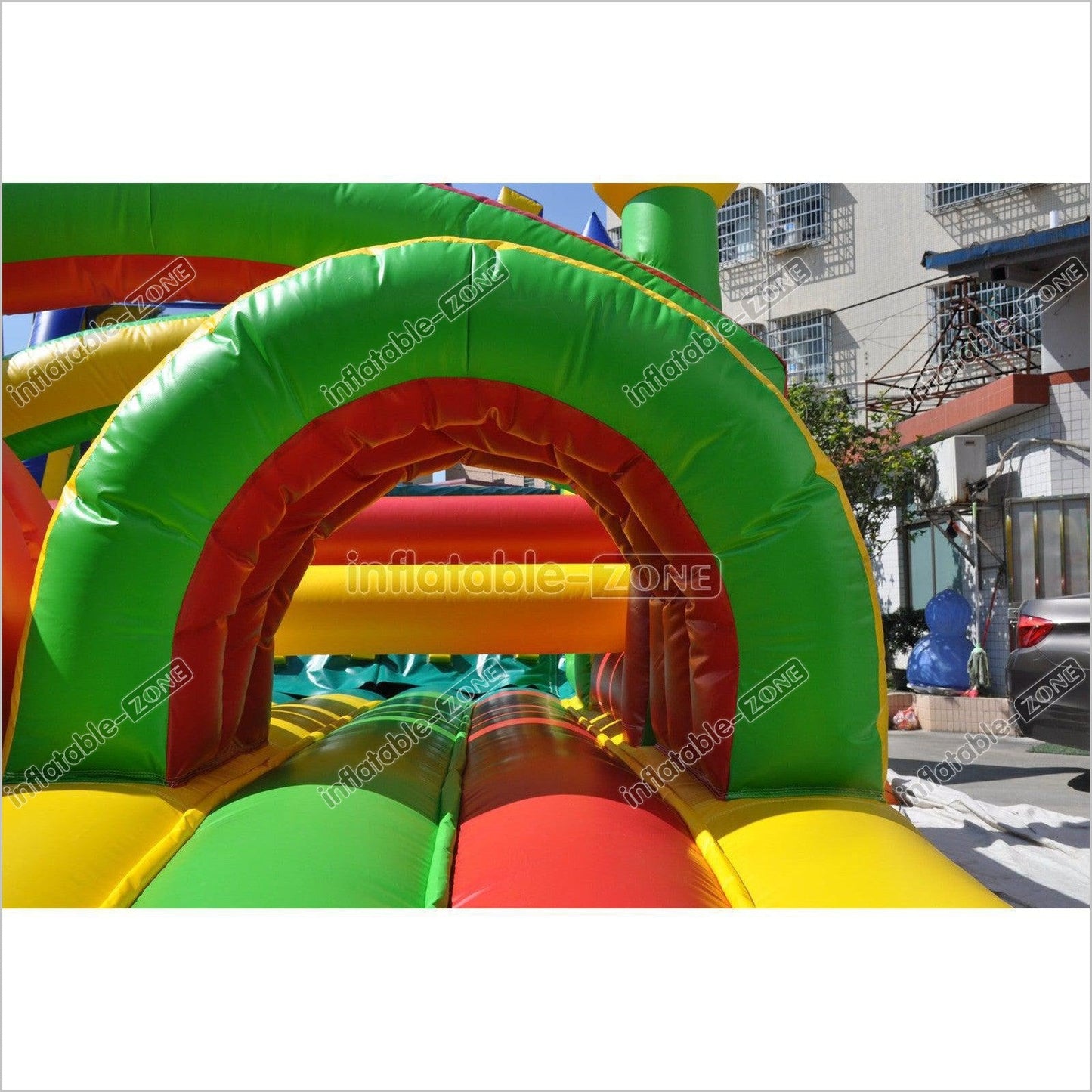 Inflatable Obstacle Course Out Sports Game Race With Obstacles Bounce House - Inflatable-Zone