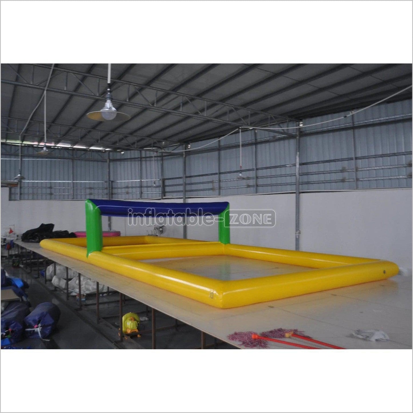 Inflatable Volleyball Court Pool Inflatable Water Volleyball Floating Court - Inflatable-Zone