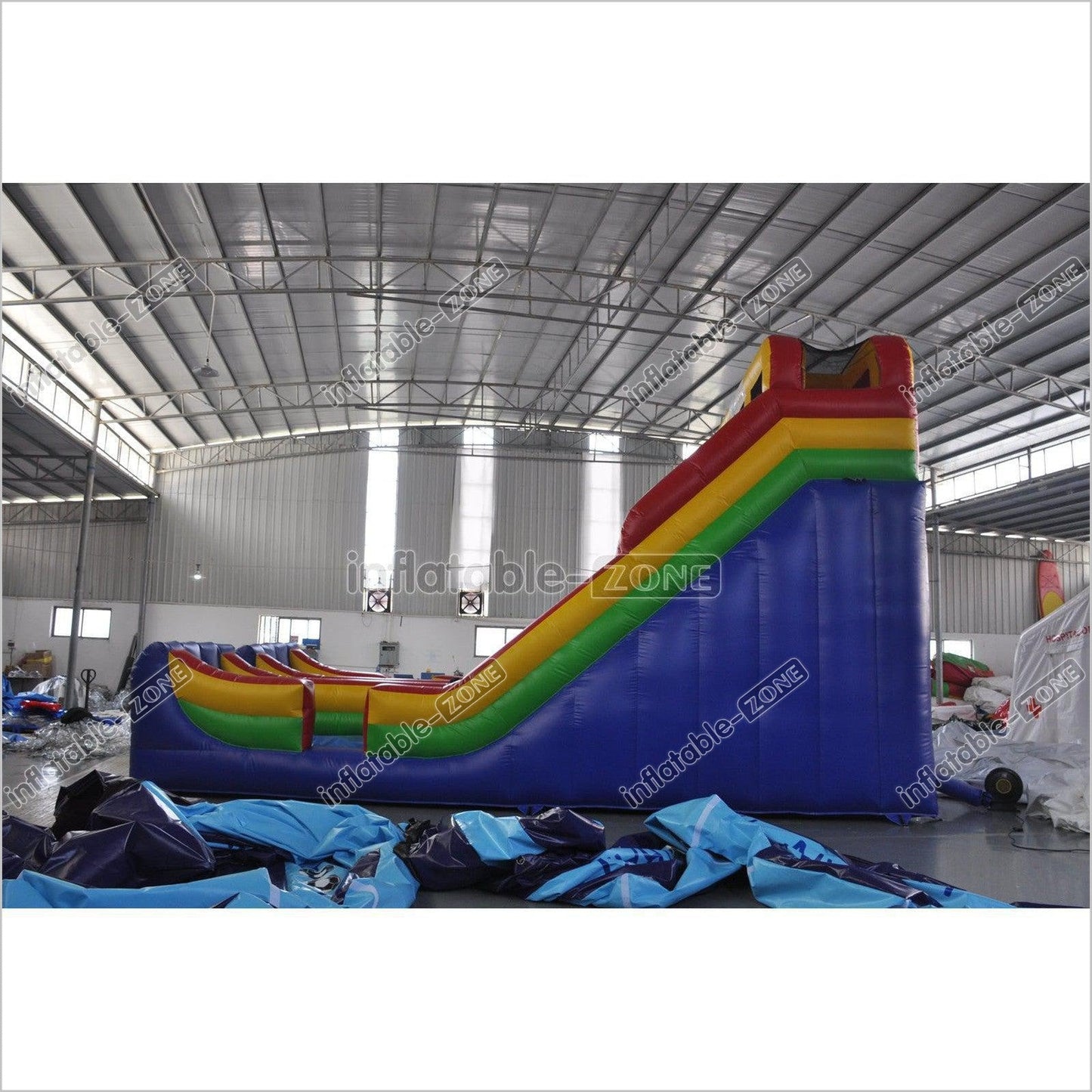 Inflatable Dry Slide Colorful Blow Up Slip And Slide - Inflatable-Zone