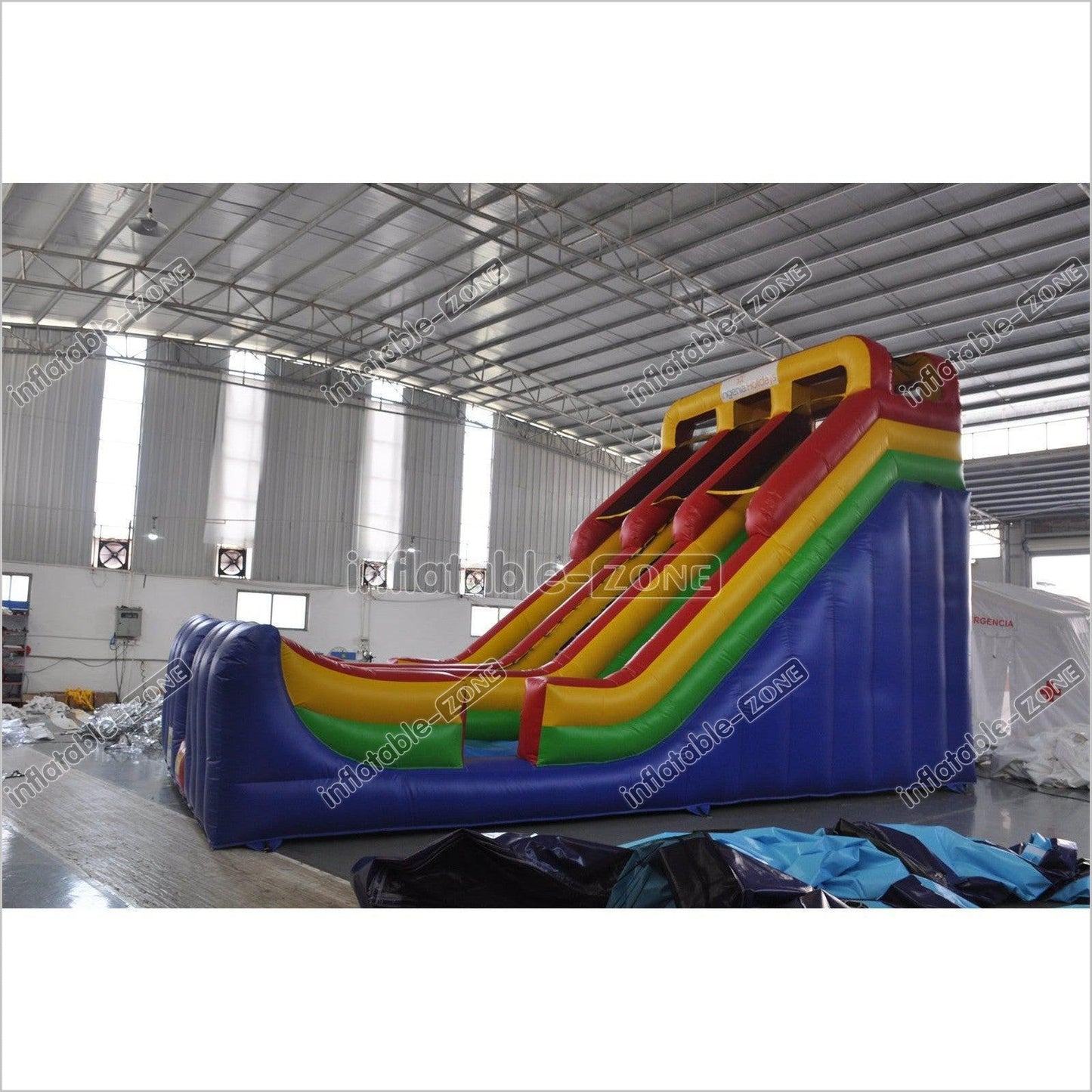 Inflatable Dry Slide Colorful Blow Up Slip And Slide - Inflatable-Zone