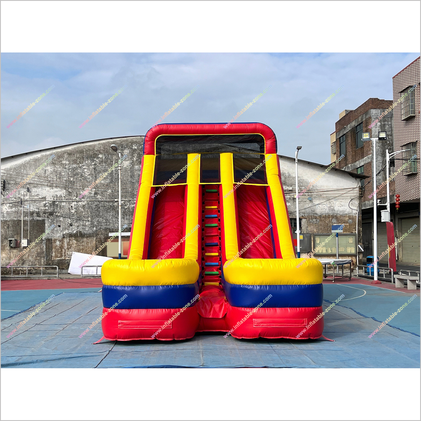 Double Lane Inflatable Slide Best Commercial Playground Equipment Big Inflatable Slides For Rent - Inflatable-Zone