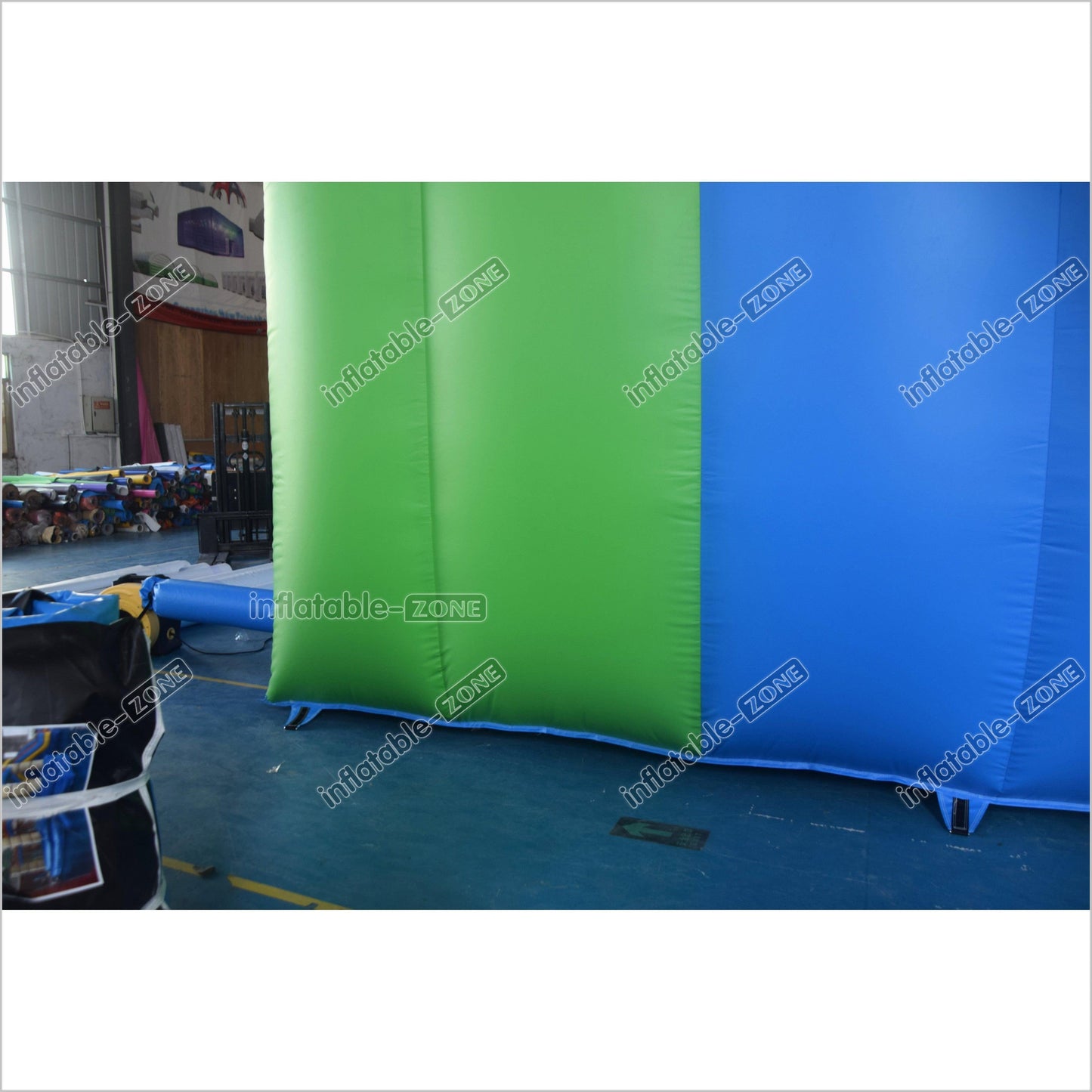 Colorful Double Slide Inflatable Bouncer Blow Up Jumper Crazy Ferris Wheel Inflatable Bouncy Castle Slide - Inflatable-Zone